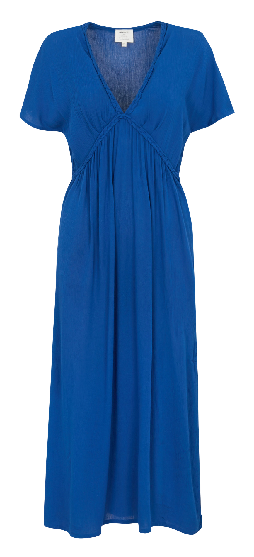 Long V-neck dress MAISON 123 Blue