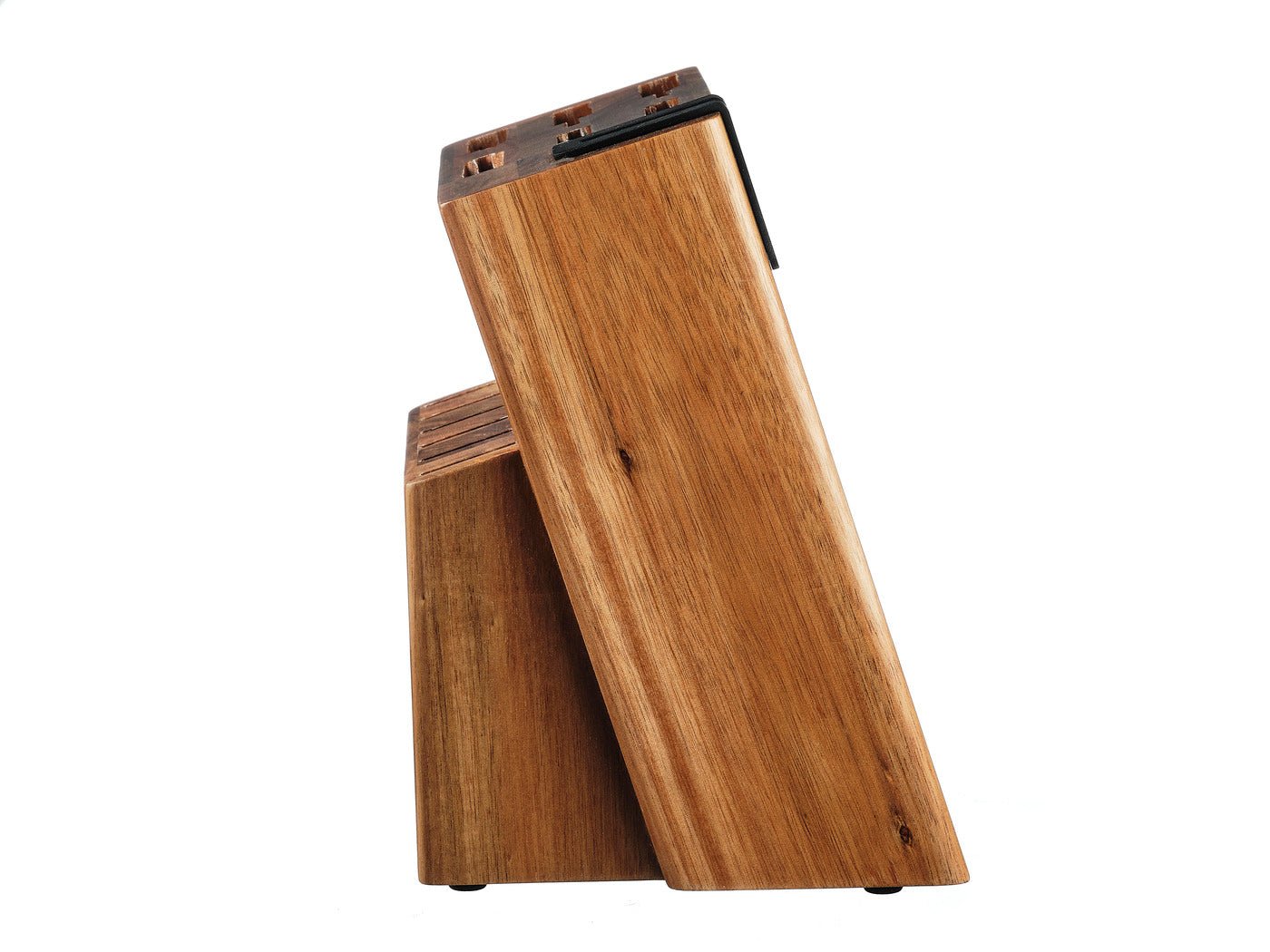 Knife block with integrated sharpener Loviisa BJORN Brown