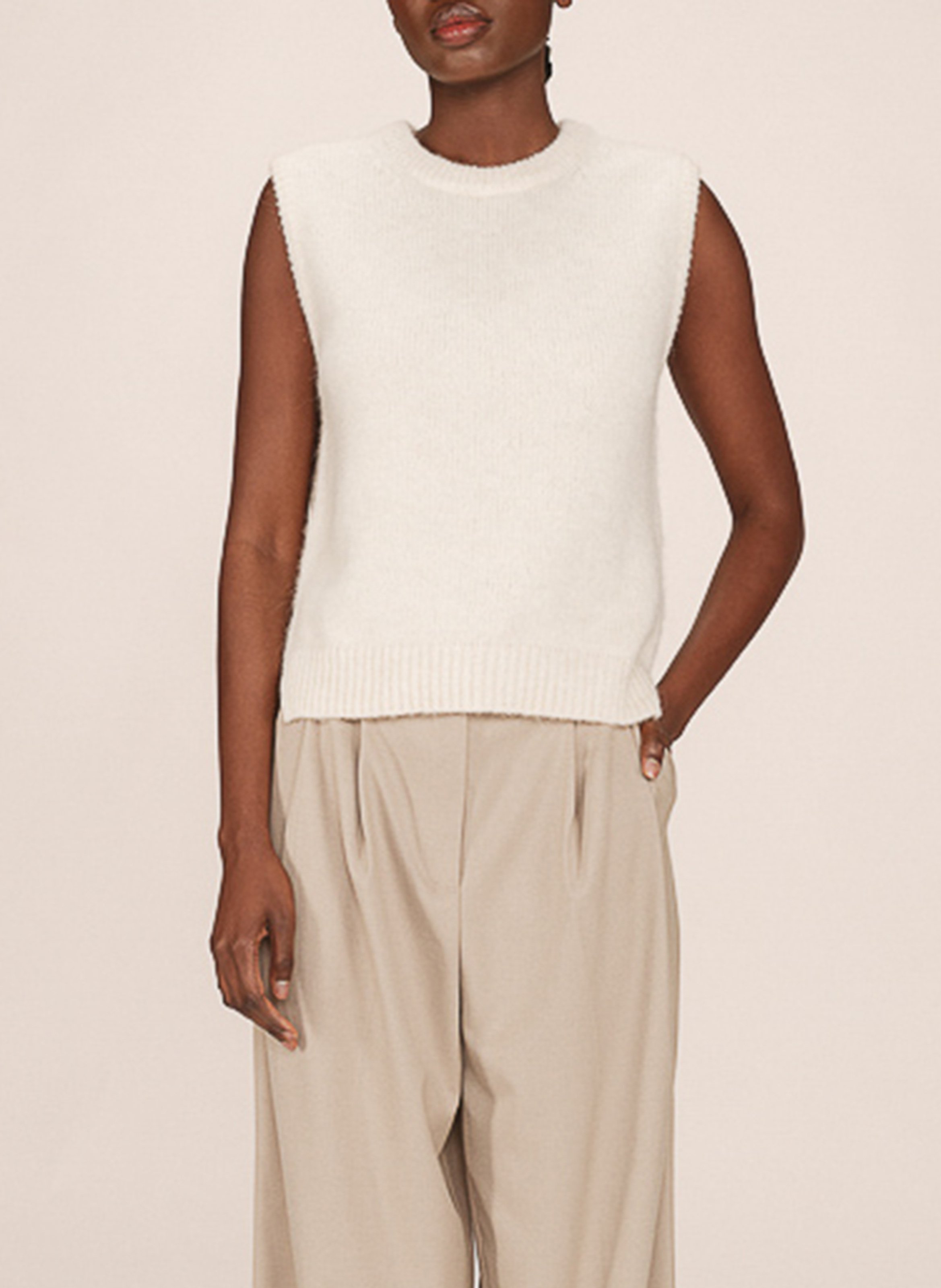 High-neck sweater GRACE ET MILA White