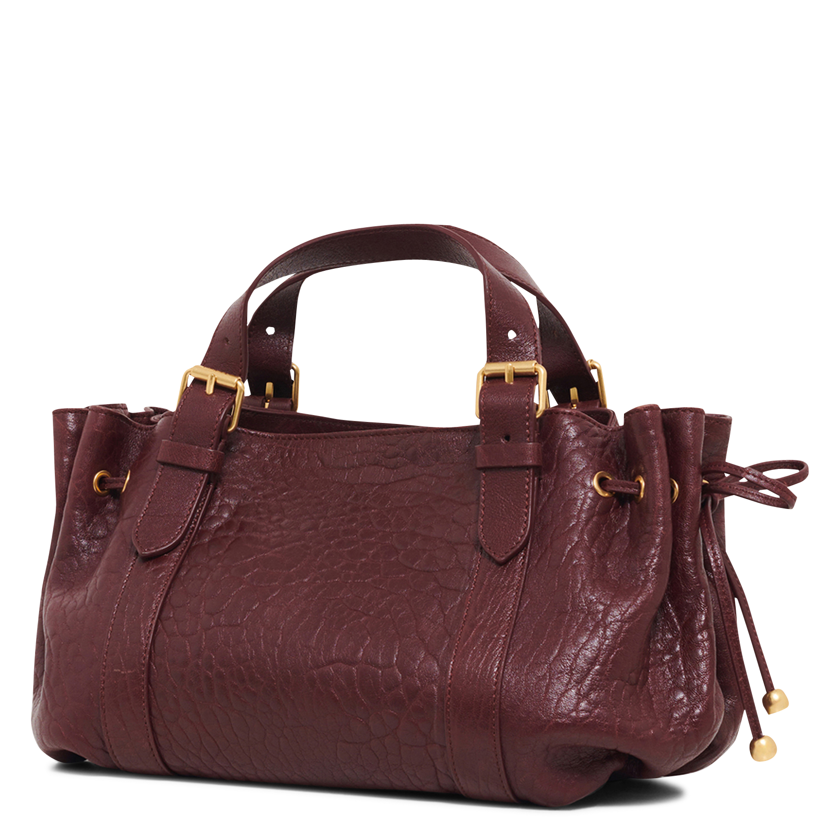 A-line leather skirt GERARD DAREL Red