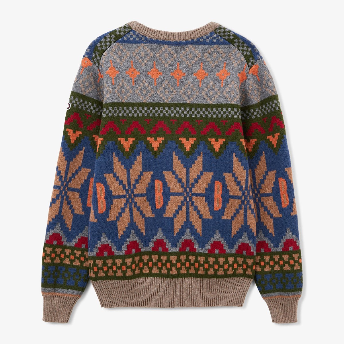 Junior jacquard patterned sweater SERGE BLANCO Multicolored