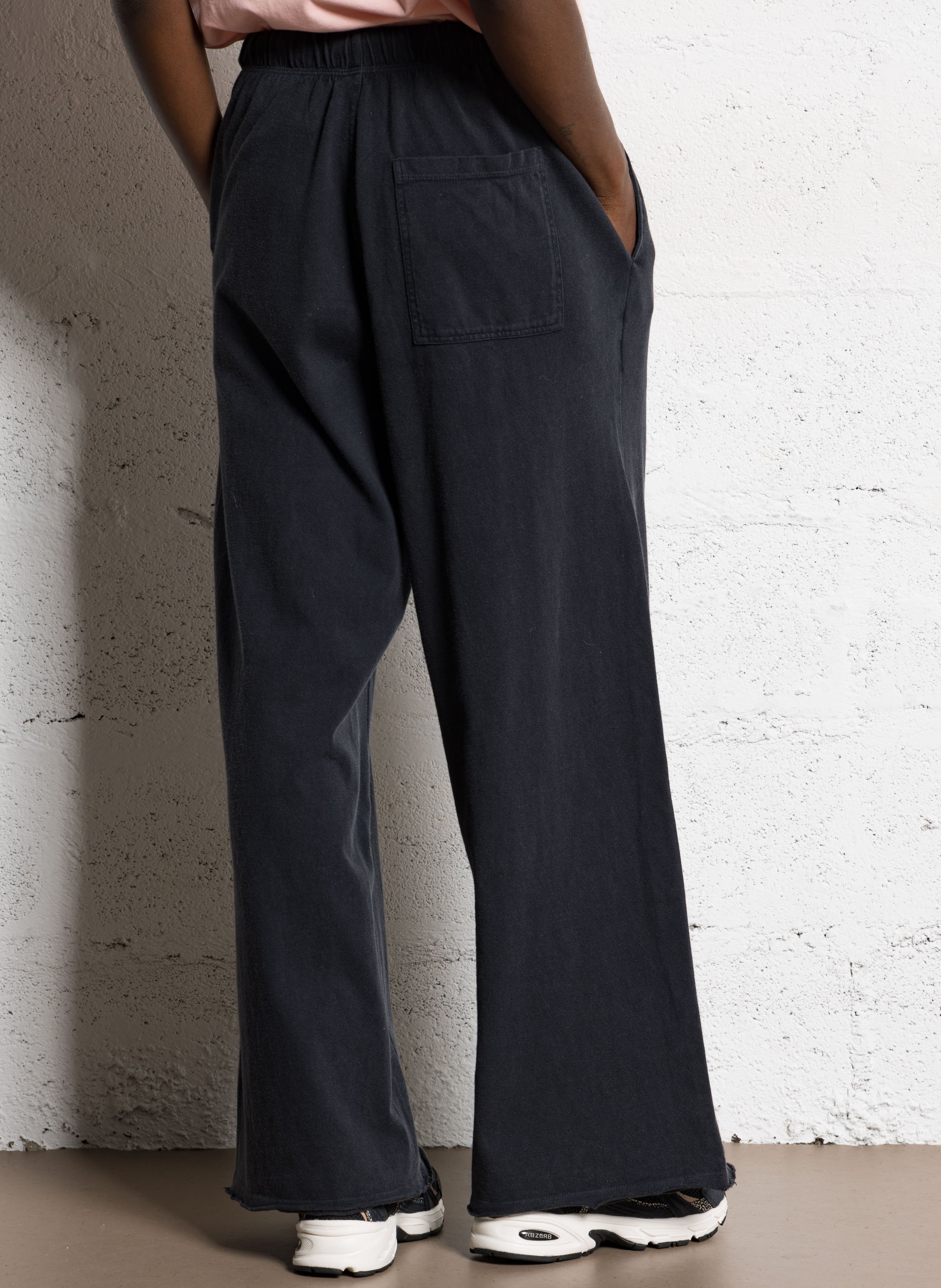Loose-fit cotton sweatpants AMERICAN VINTAGE Black