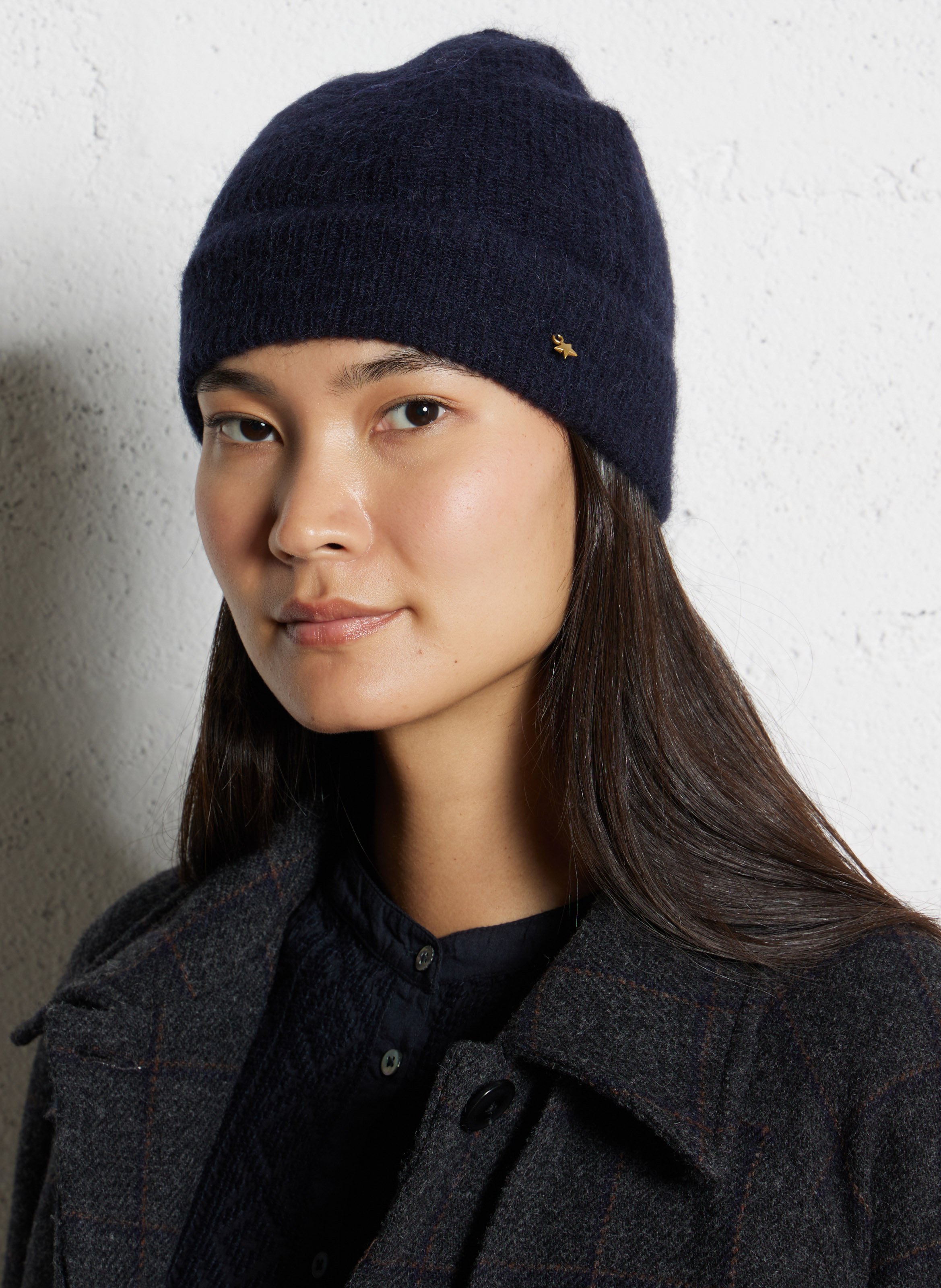 Effen muts van gemengde wol DES PETITS HAUTS