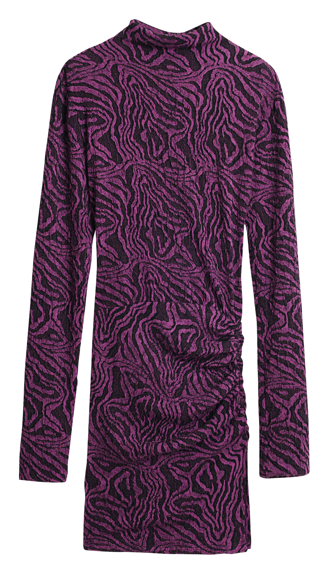 Robe courte col montant imprimé DESIGUAL Rouge