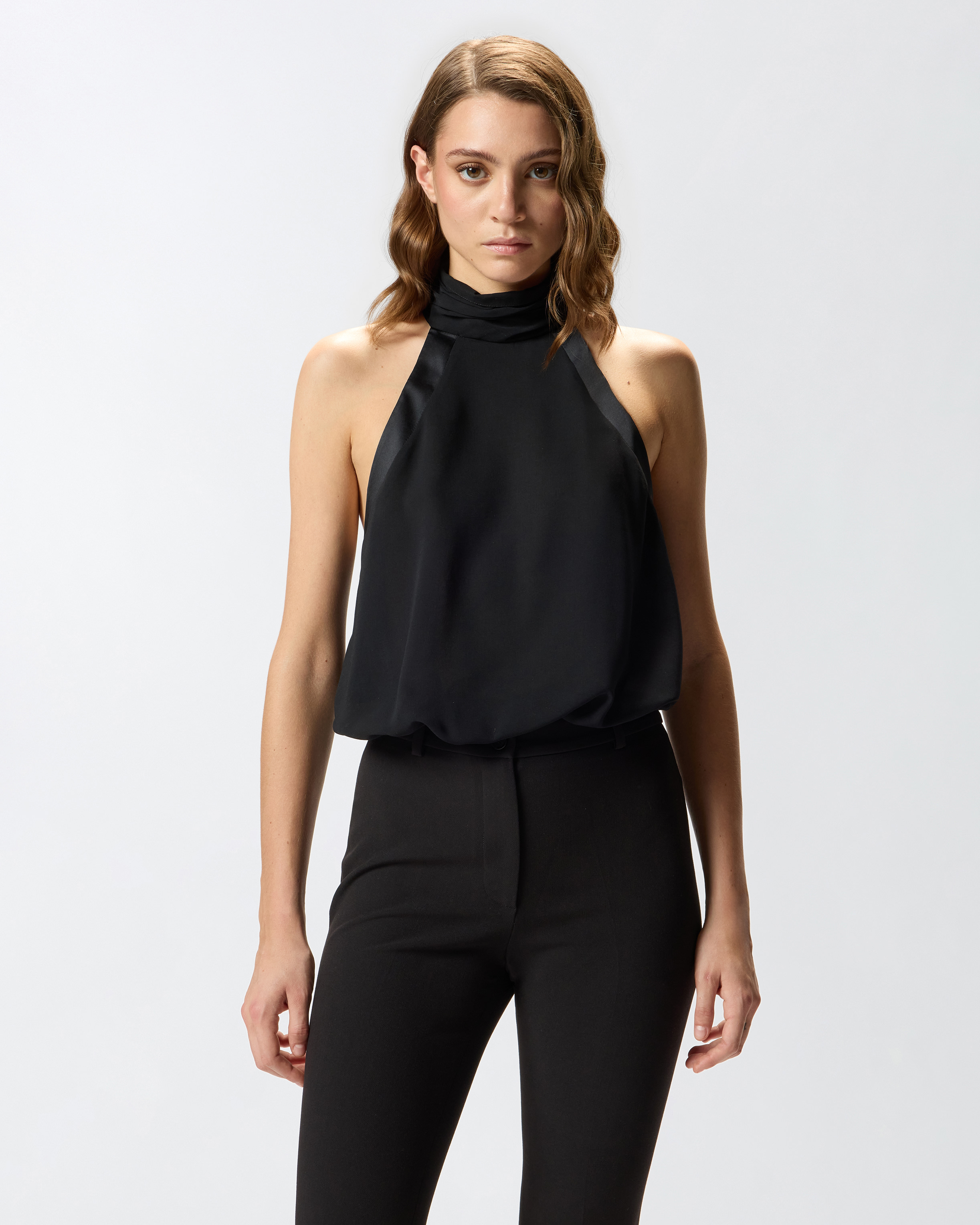 Halter neck top PINKO Black