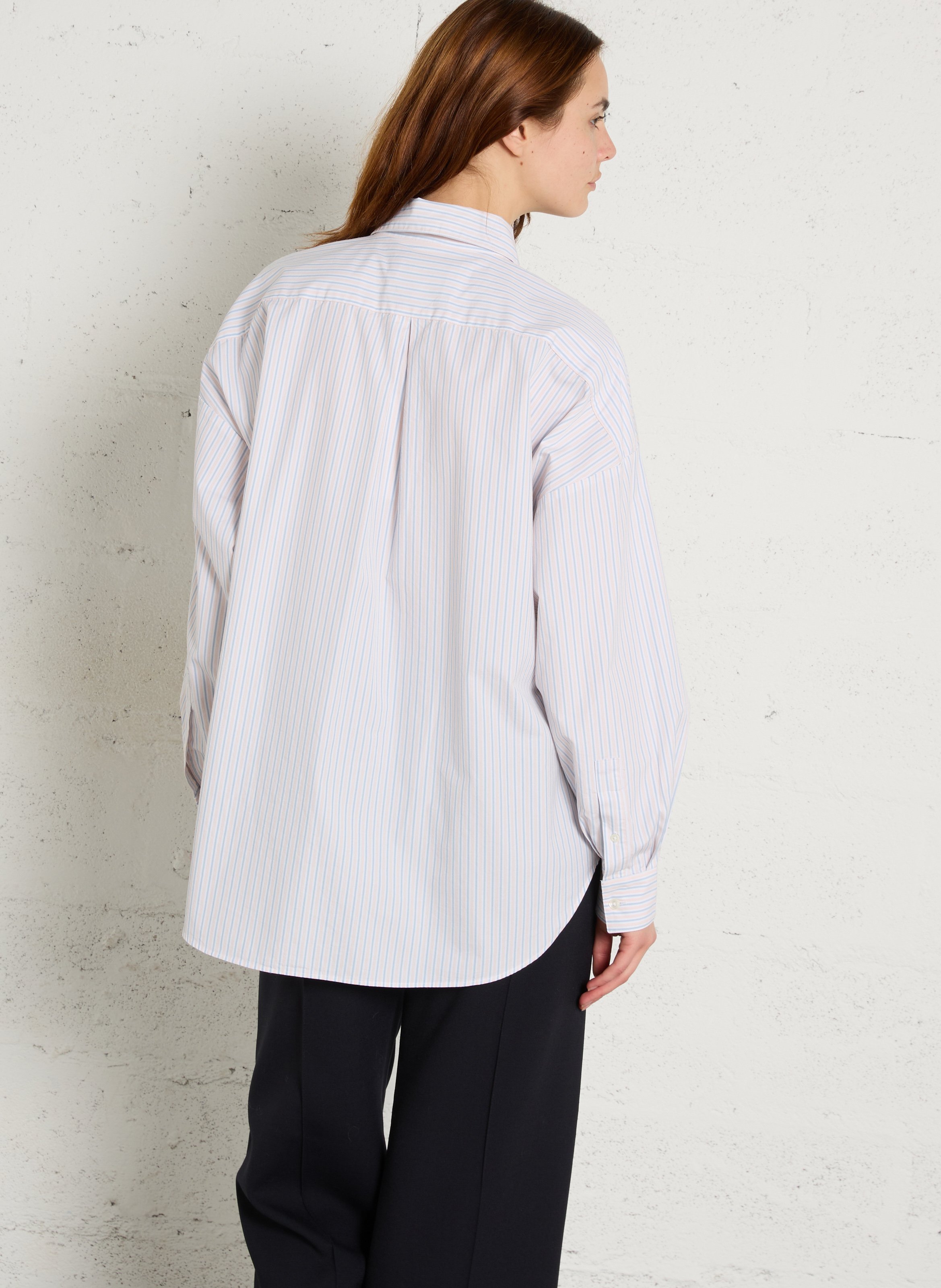 Baumwoll-Bluse BELLEROSE Blau