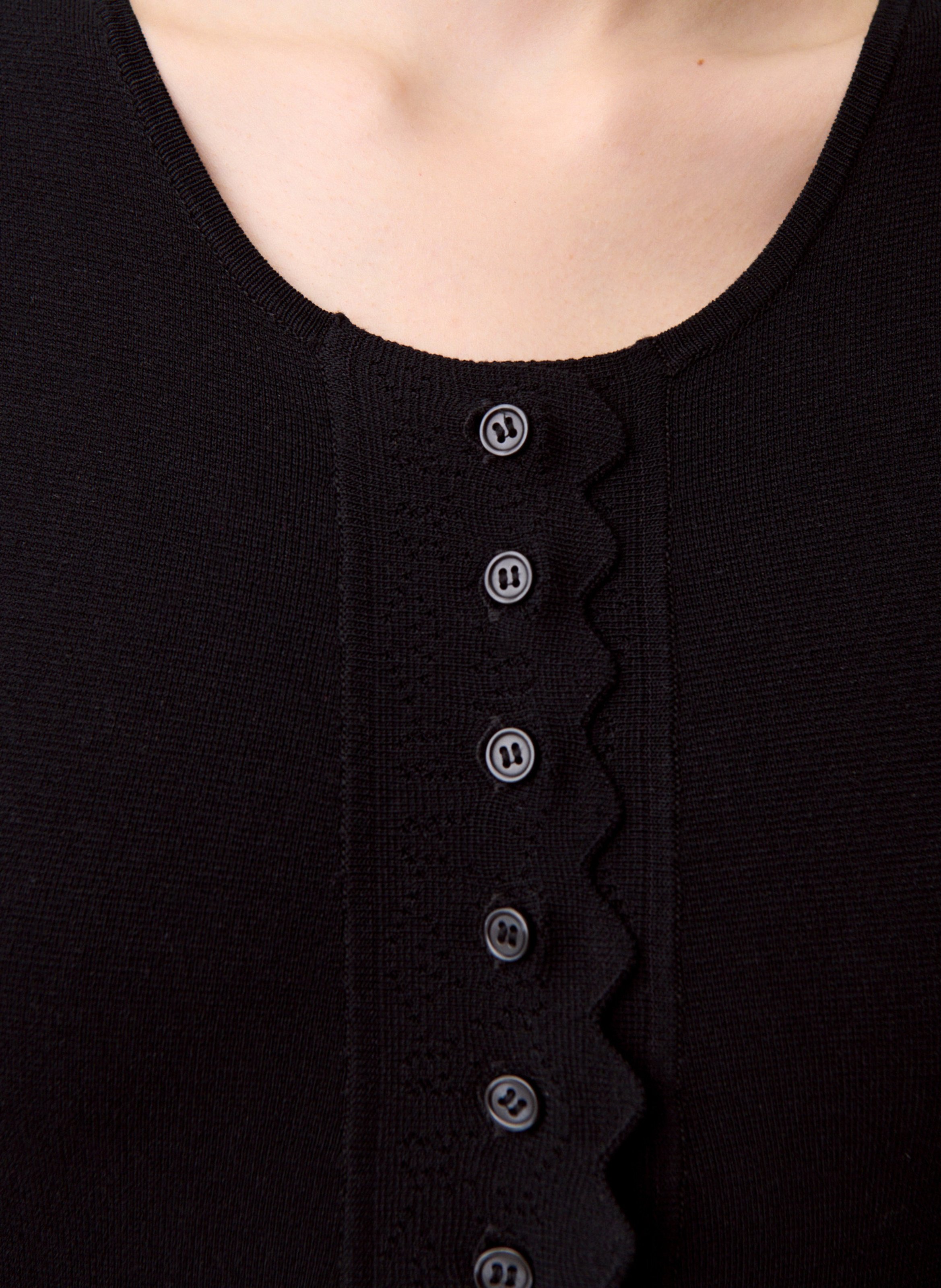 Body ajusté en maille CLAUDIE PIERLOT Noir