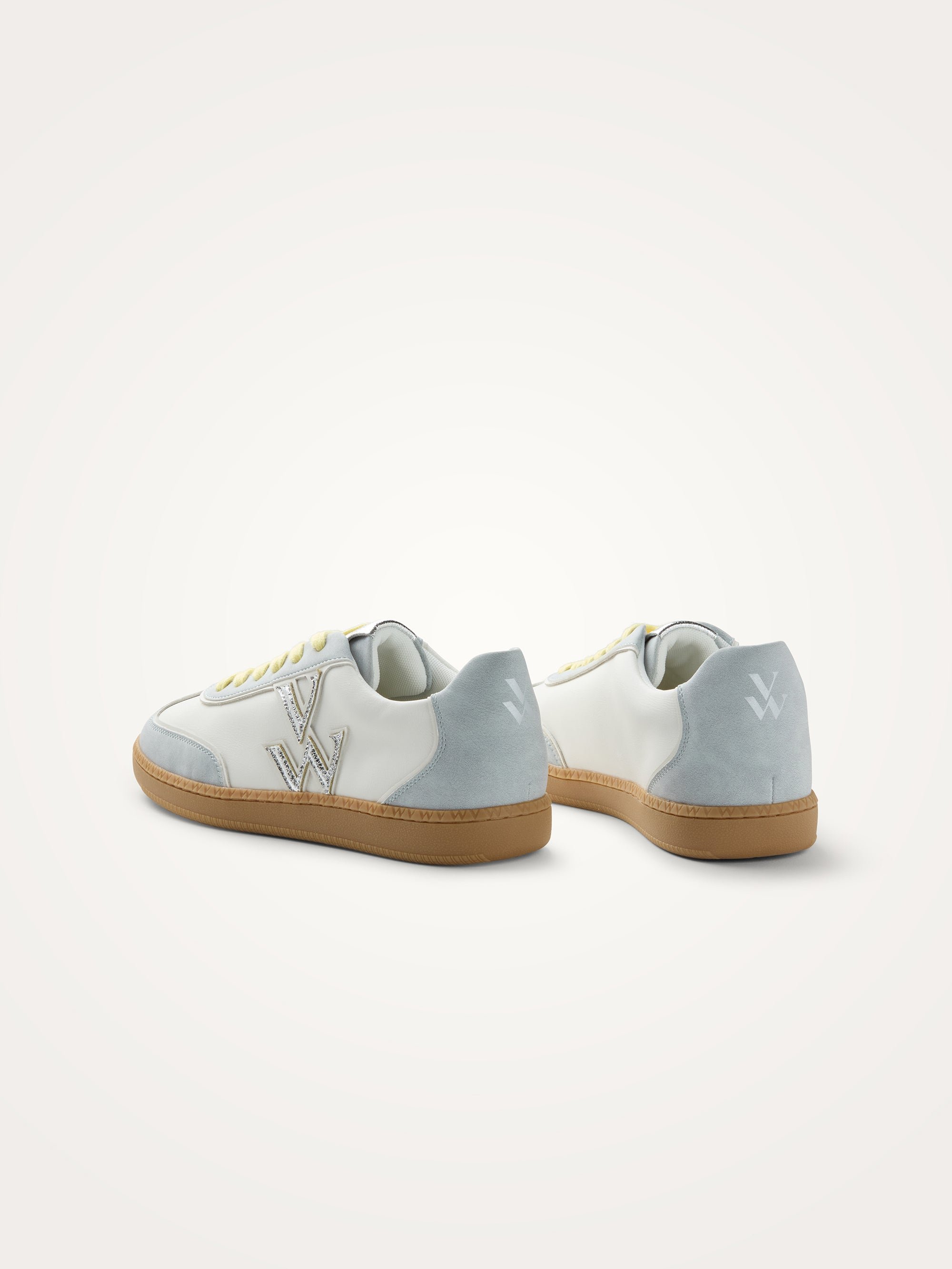 Sneakers with monogram on retro sole VANESSA WU Blue
