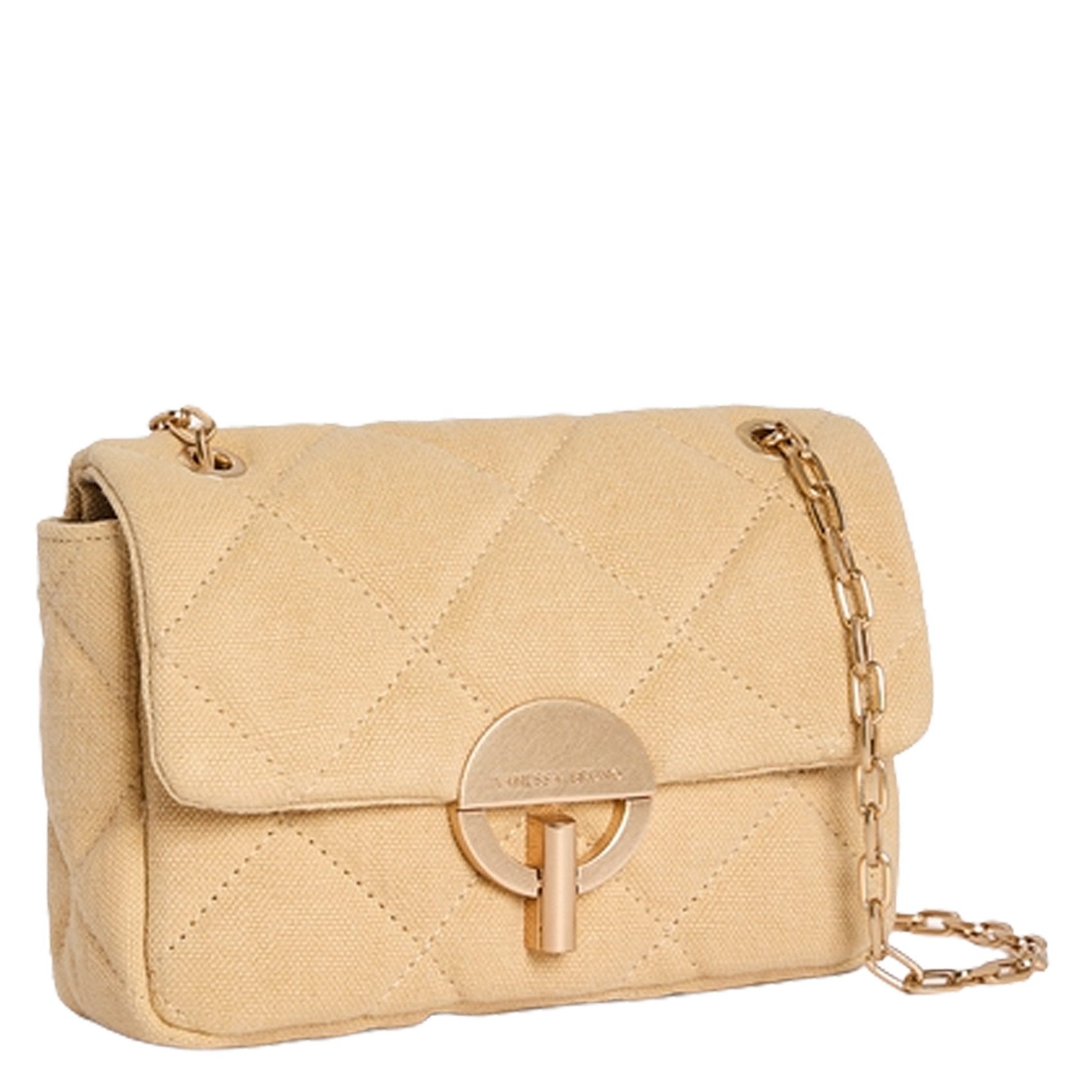 Schoudertas van linnen Oranje