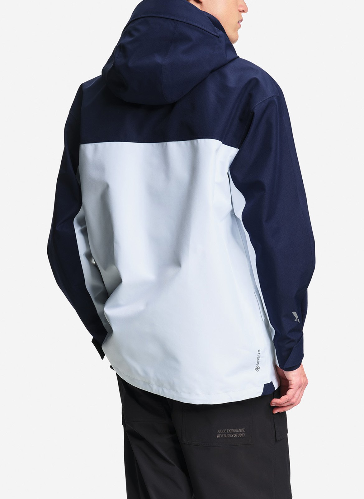 Zweifarbige winddichte Jacke mit Kapuze AIGLE Weiss