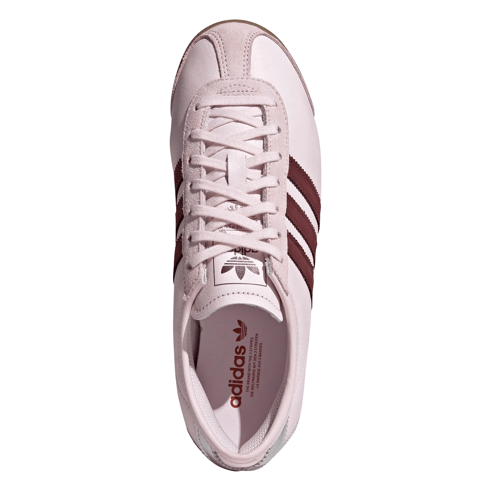 Baskets basses en cuir ADIDAS Roze