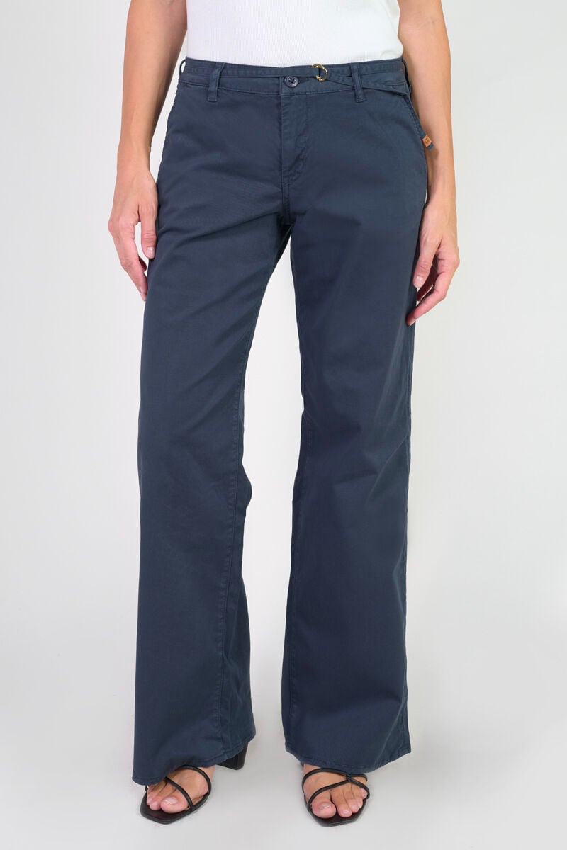 Flared pants LE TEMPS DES CERISES Blue