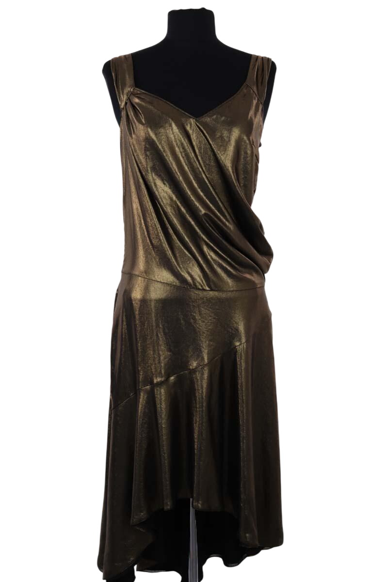 Dress JOHN GALLIANO - SECONDE MAIN Golden