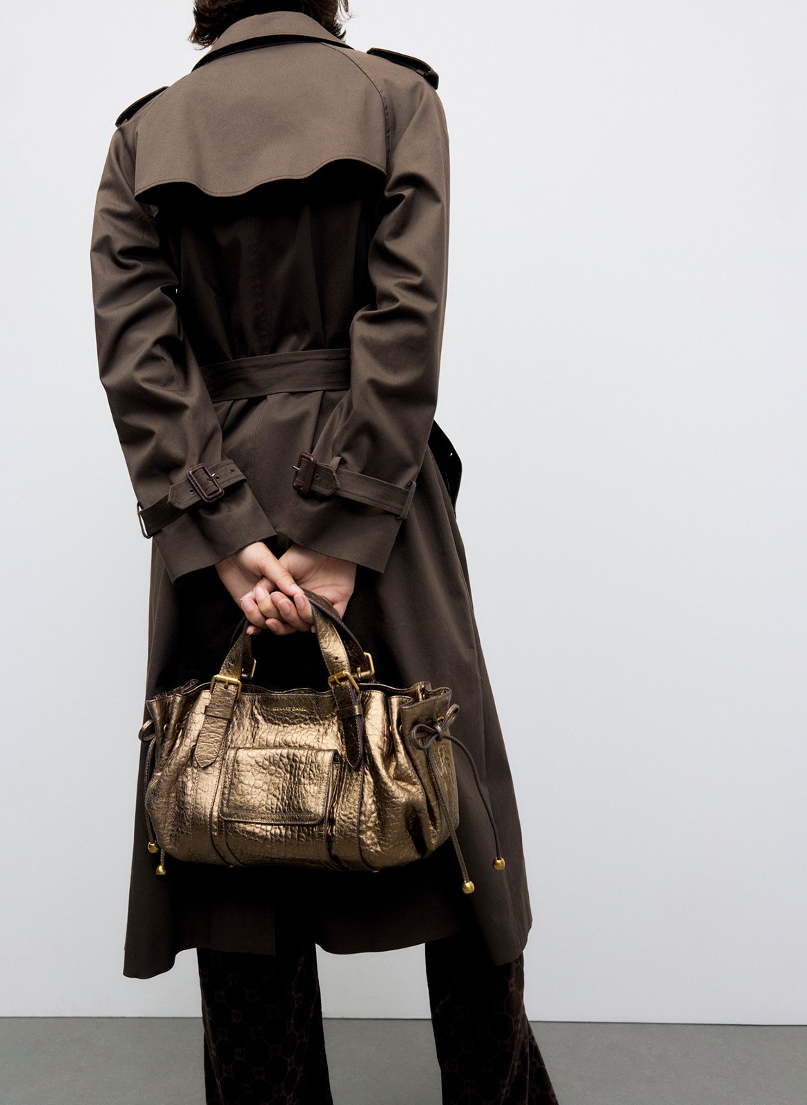 Cotton trench coat GERARD DAREL Brown