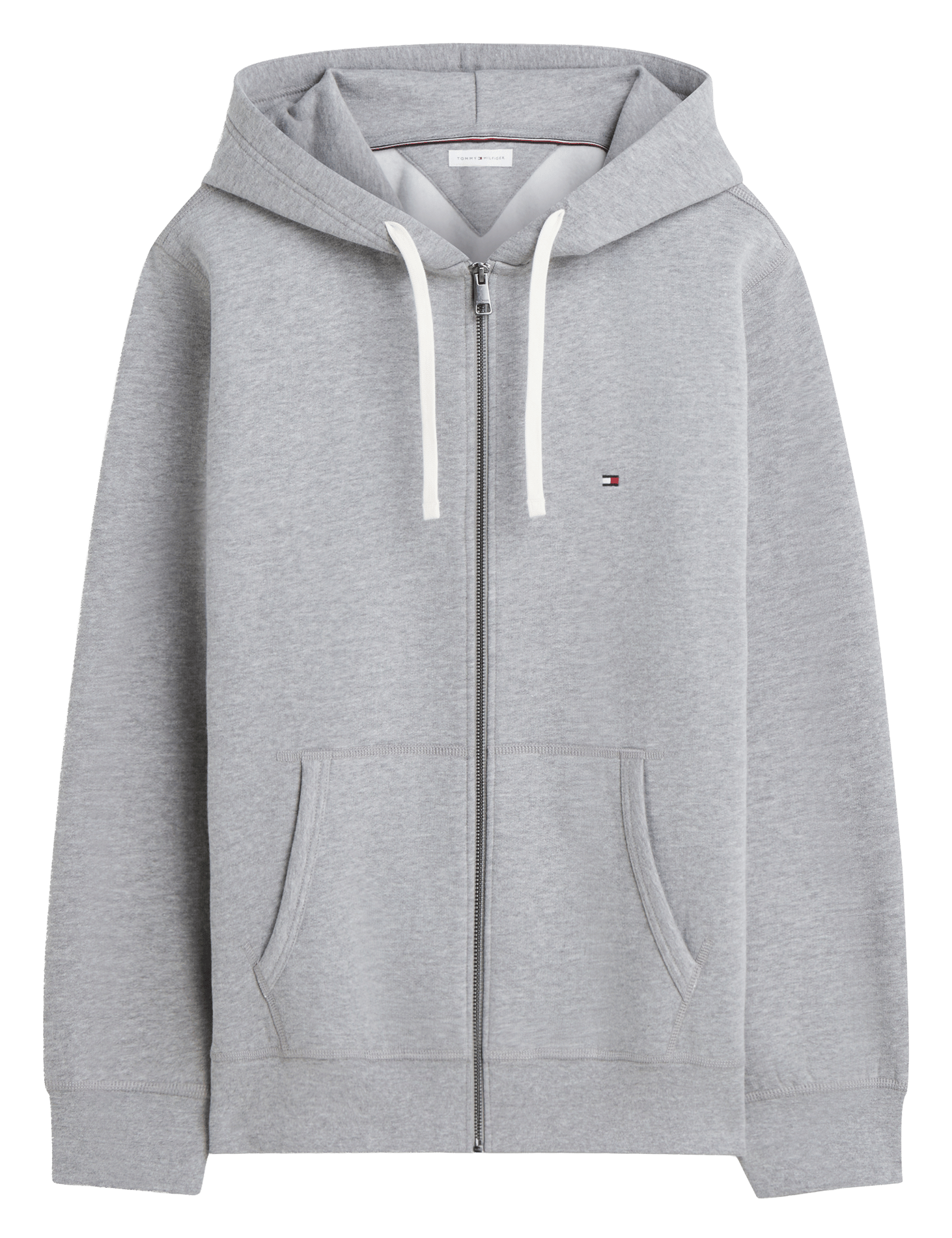 Kapuzensweatshirt aus Baumwoll-Mix mit Reißverschluss  Medium grey heather