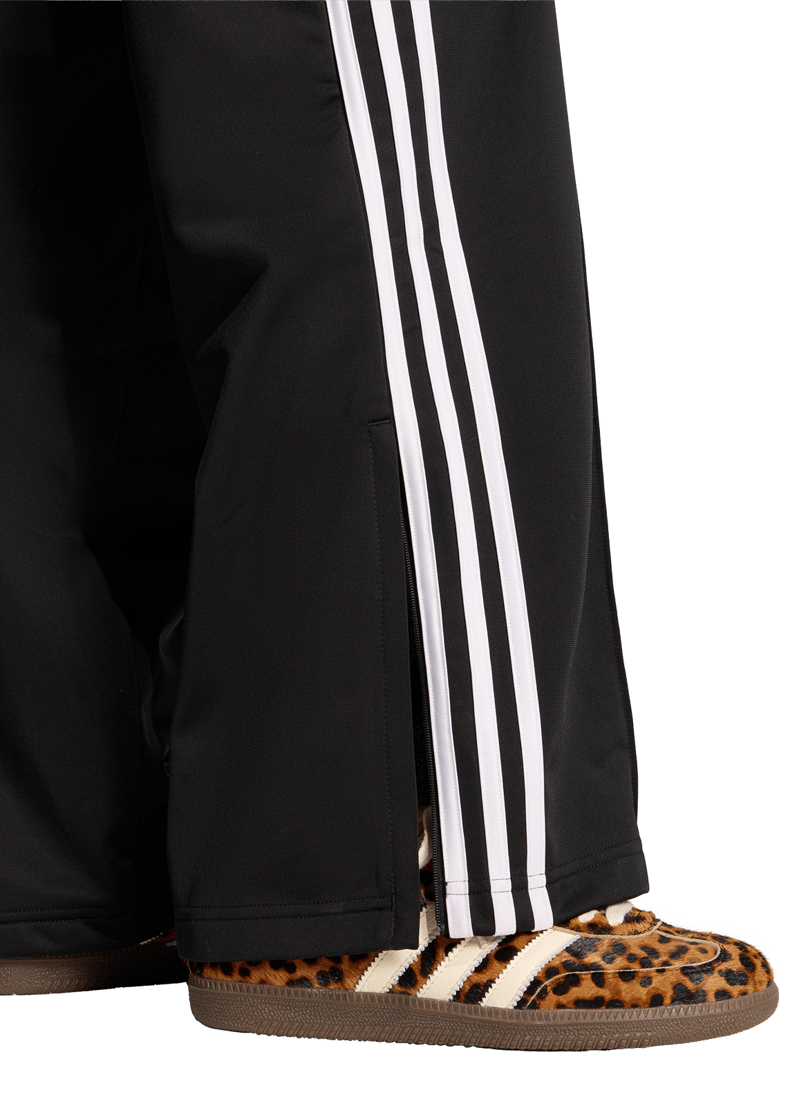 Gerade High-Waist-Jogginghose uni ADIDAS Schwarz