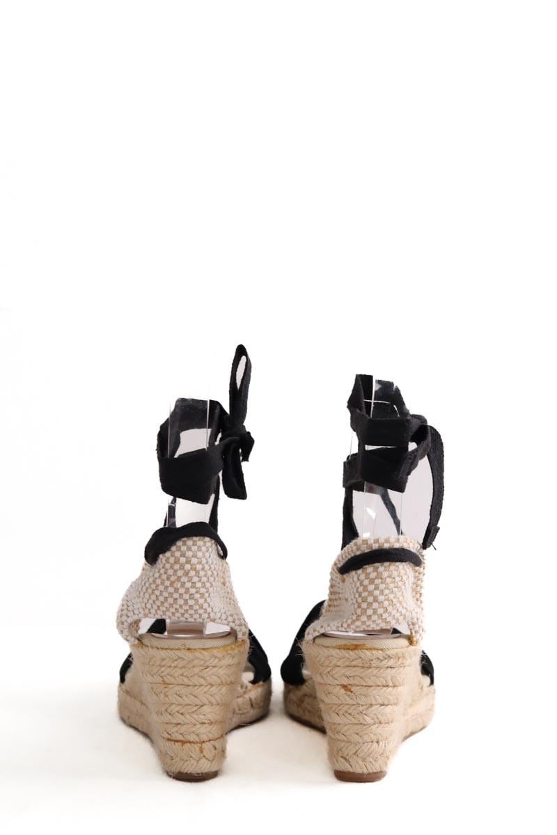 Faux leather sandals SEZANE - Seconde main Beige