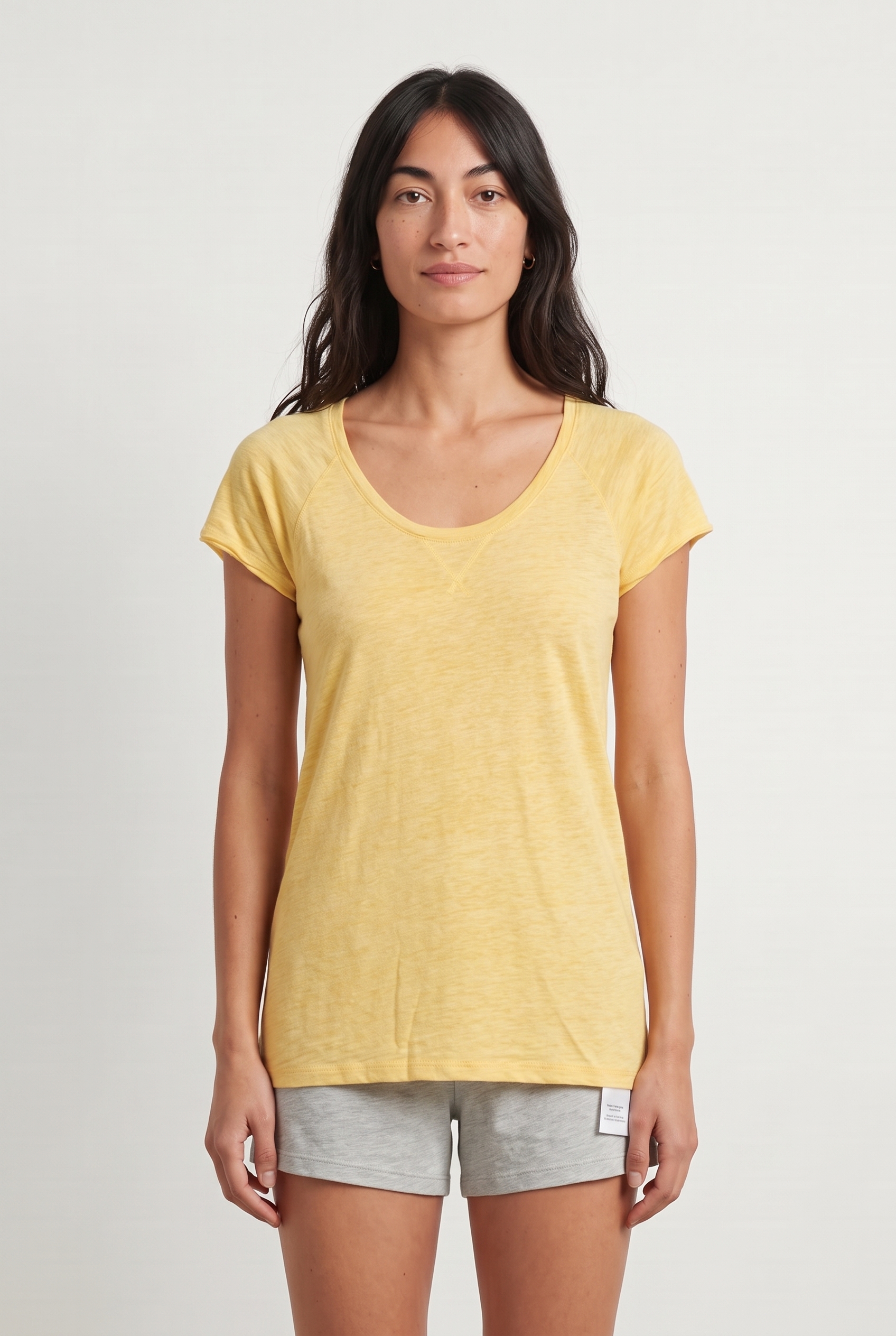 T-shirt MAJESTIC FILATURES - SECONDE MAIN Yellow