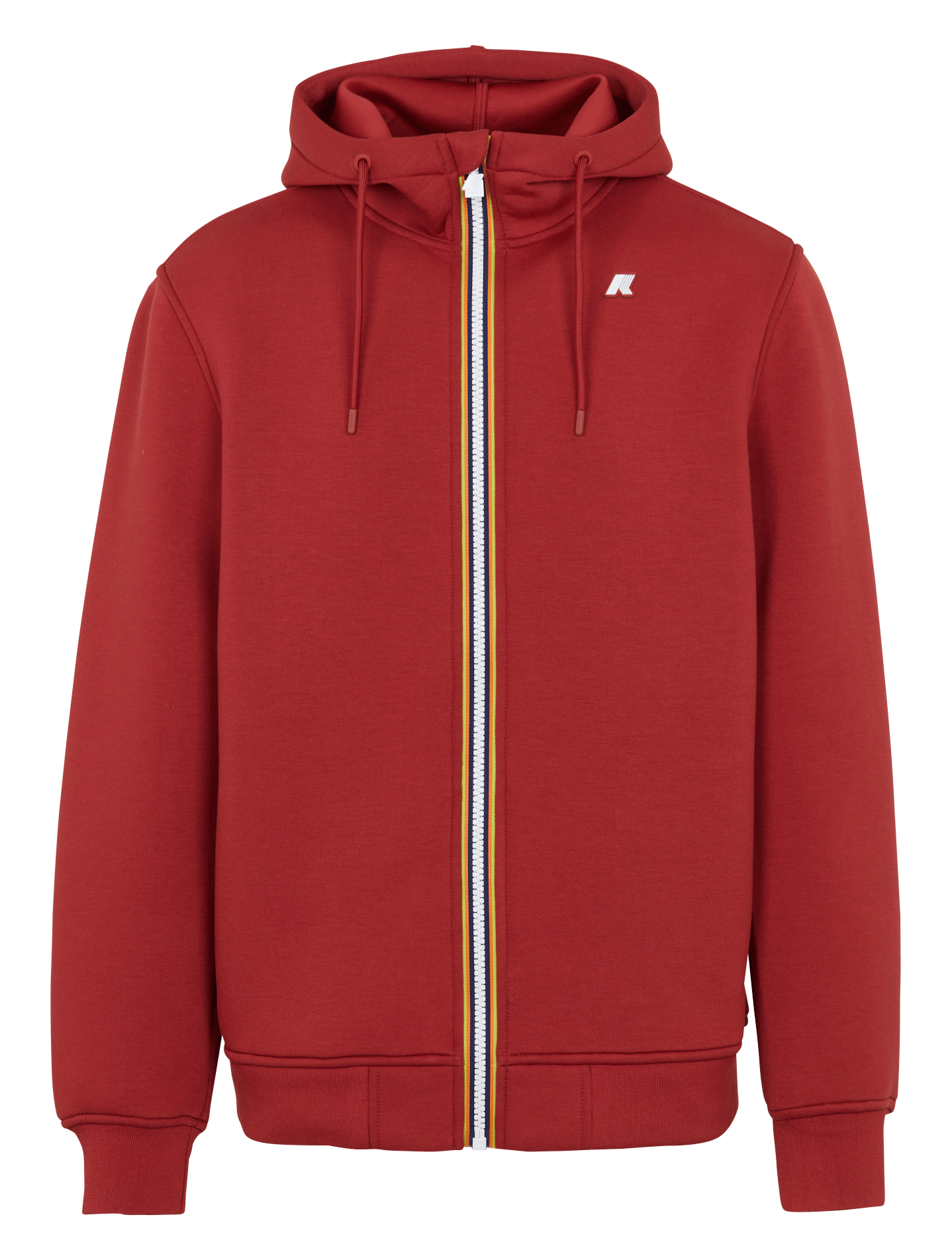 Weiter Kapuzen-Zipper-Sweatshirt K-WAY