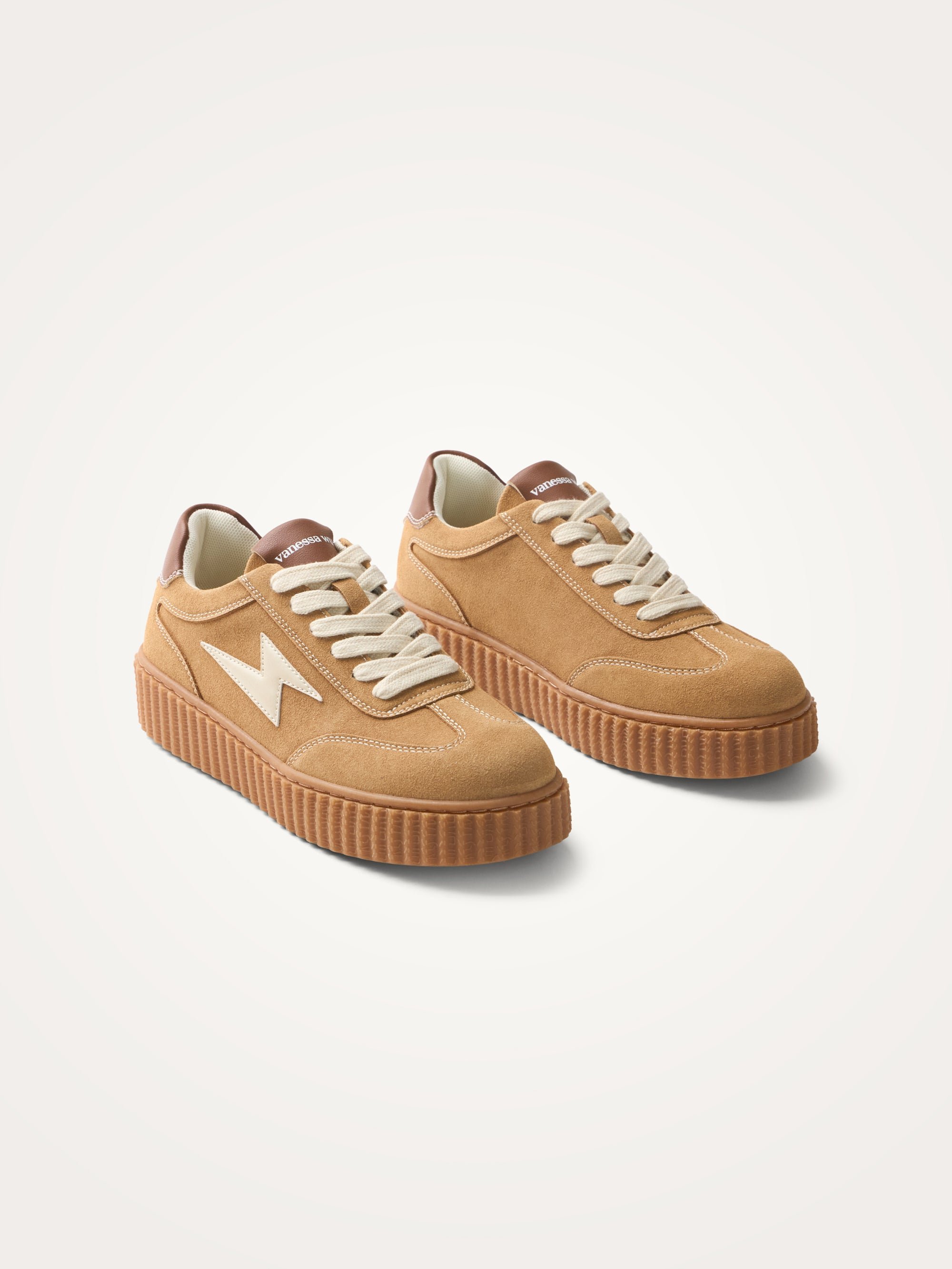 Low-top lace-up sneakers VANESSA WU Beige