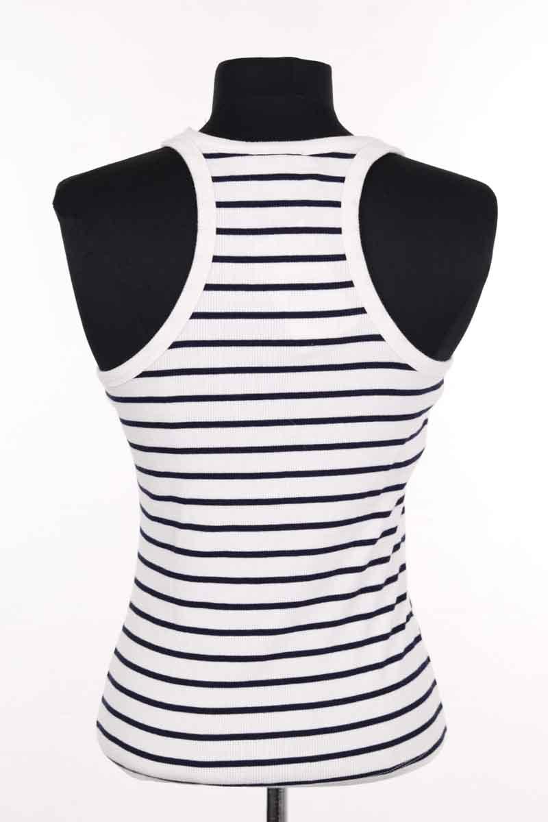 Top sans manche SEZANE - Seconde main Blanc