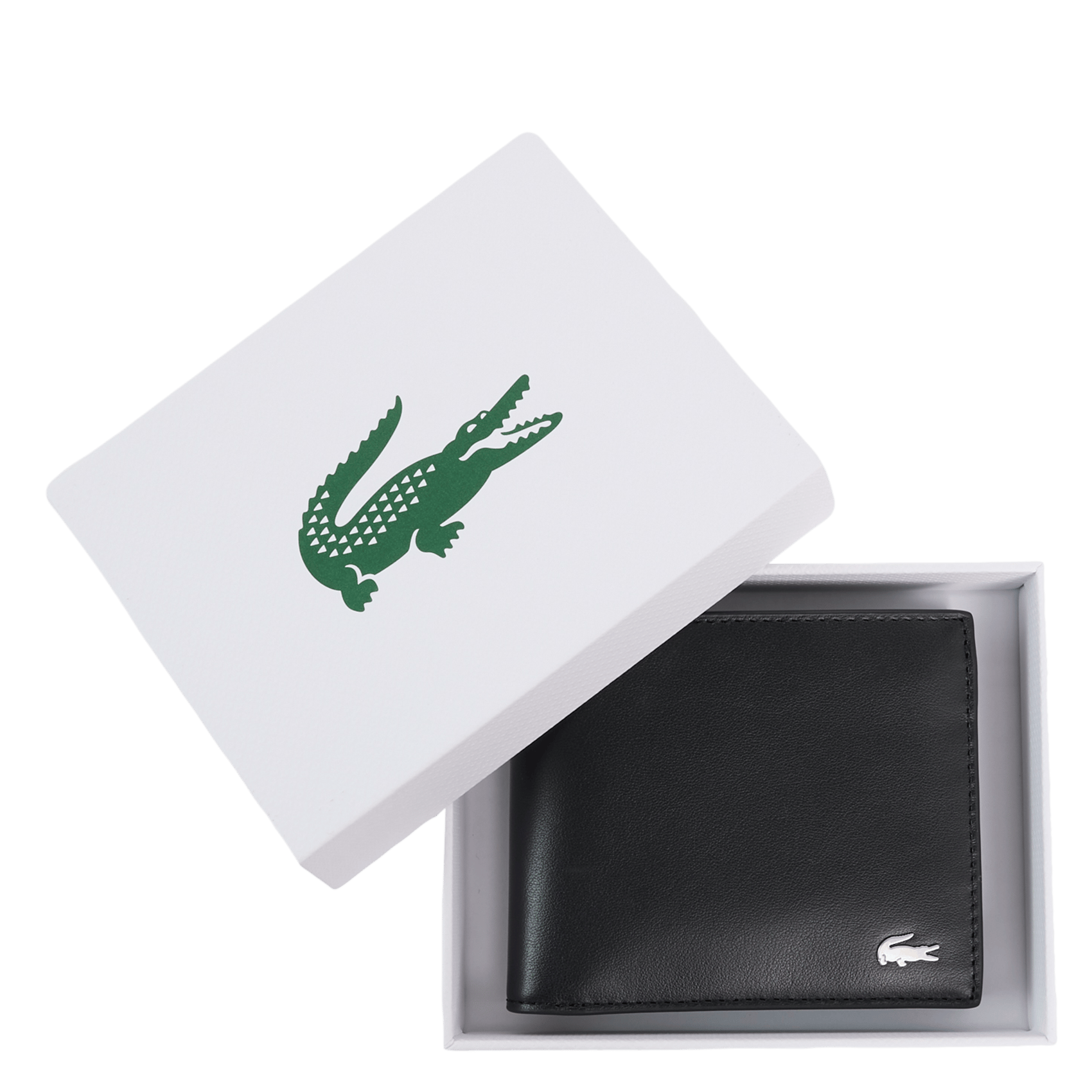 FG Leather Wallet LACOSTE Black