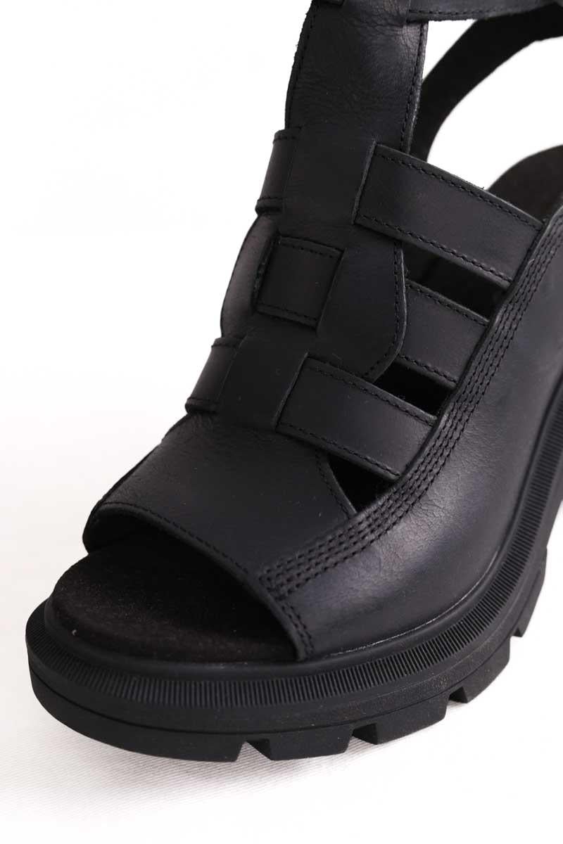 Faux leather sandals TIMBERLAND - Seconde Main Black