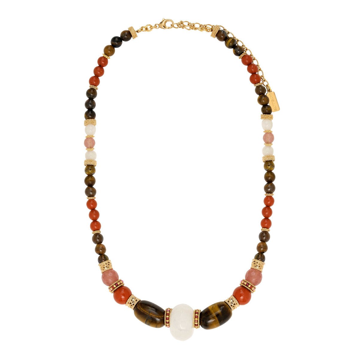 Adjustable necklace SATELLITE PARIS Pink