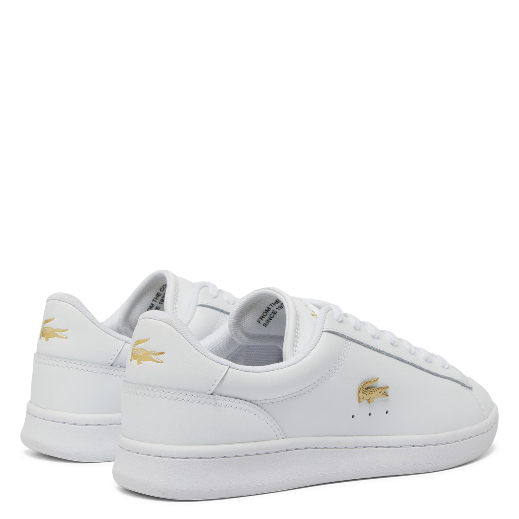 Baskets basses en cuir  LACOSTE Blanc