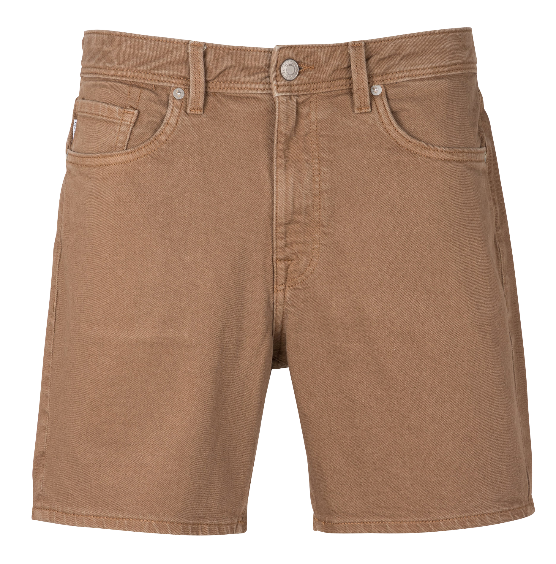 Slim-fit organic cotton shorts SELECTED Beige