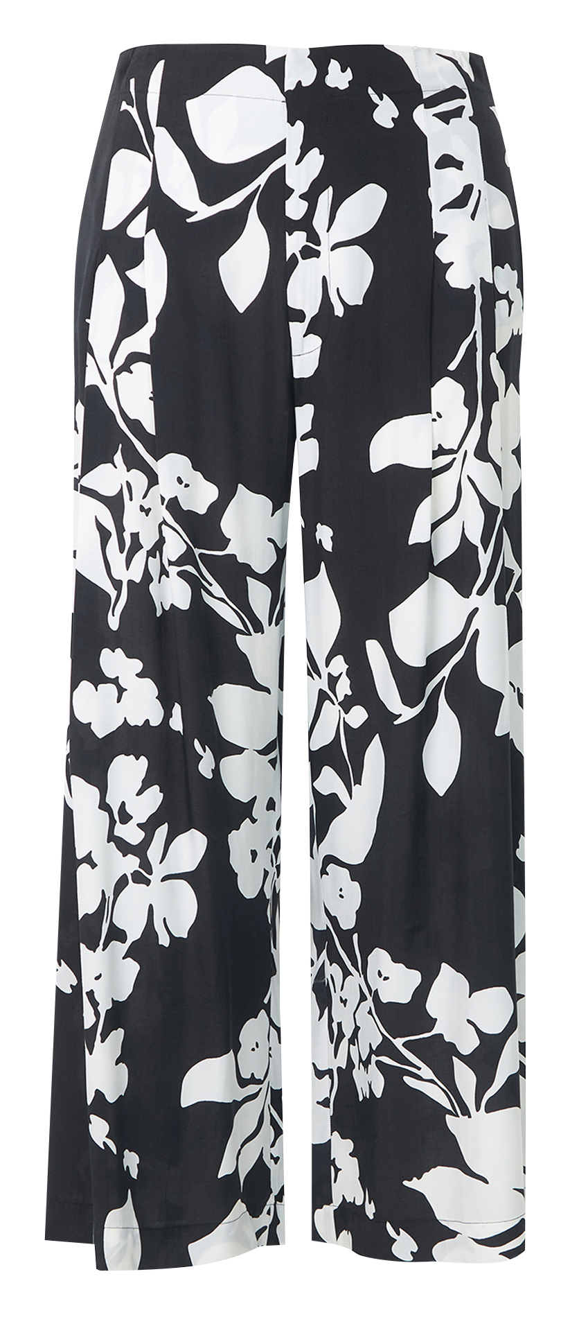 Wide-leg high-rise floral print pants MAT FASHION Multicolored