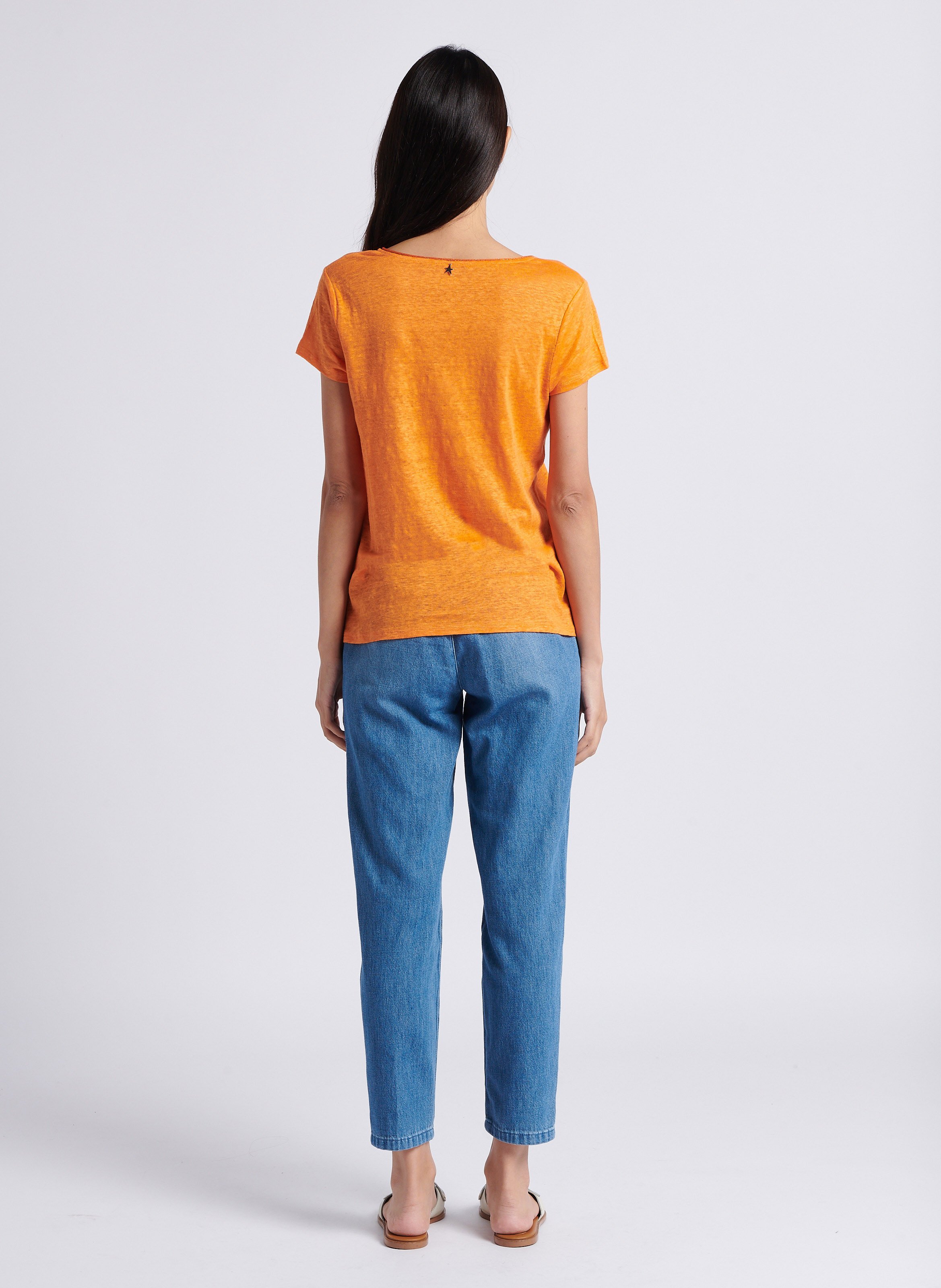 Straight leg cotton jeans MAISON 123 Blue