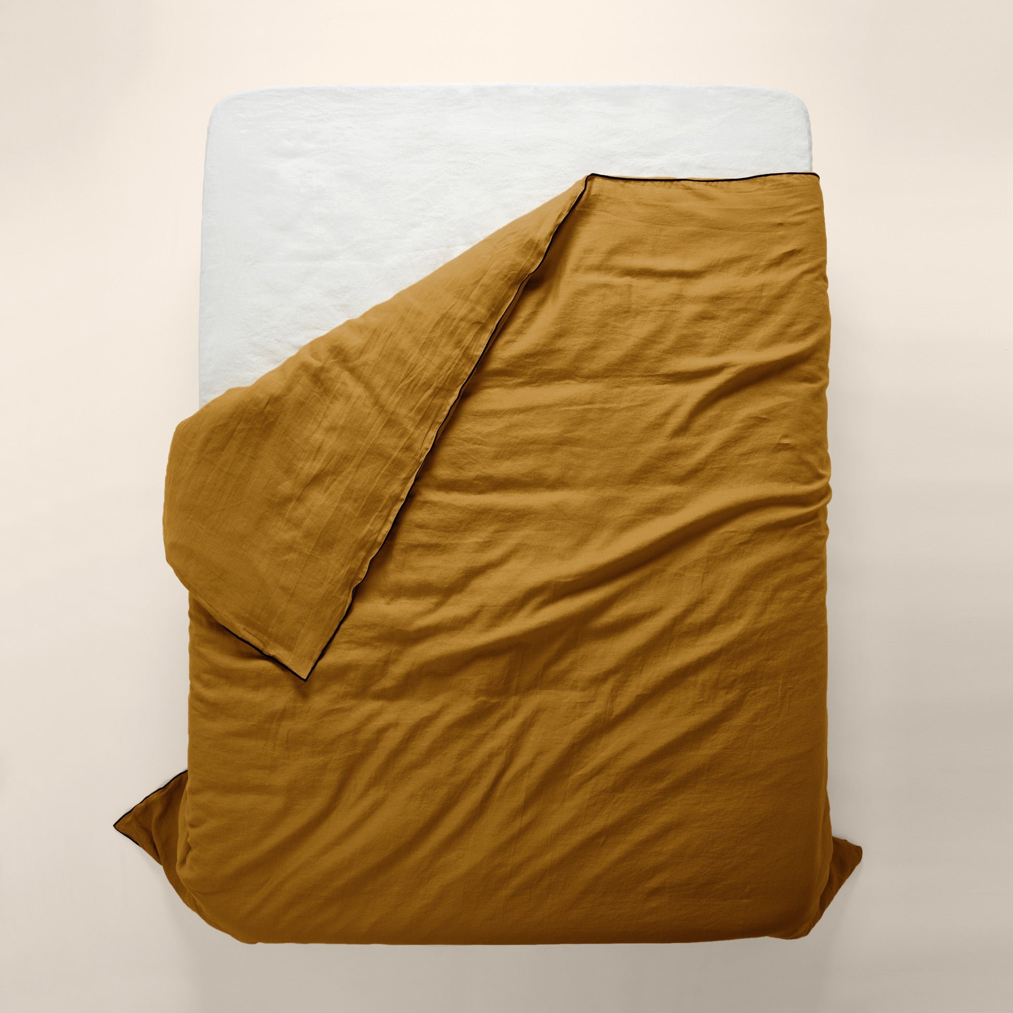 ANOUK - Cotton duvet cover MADURA Brown