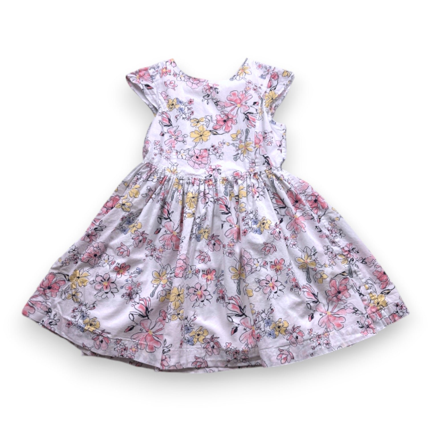 White child's dress - 8 years PETIT BATEAU - Seconde Main White