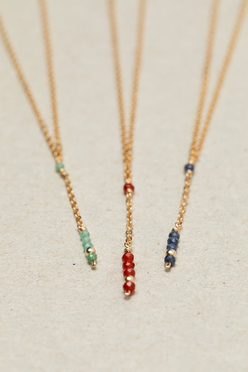 Théa long necklace YAY Green