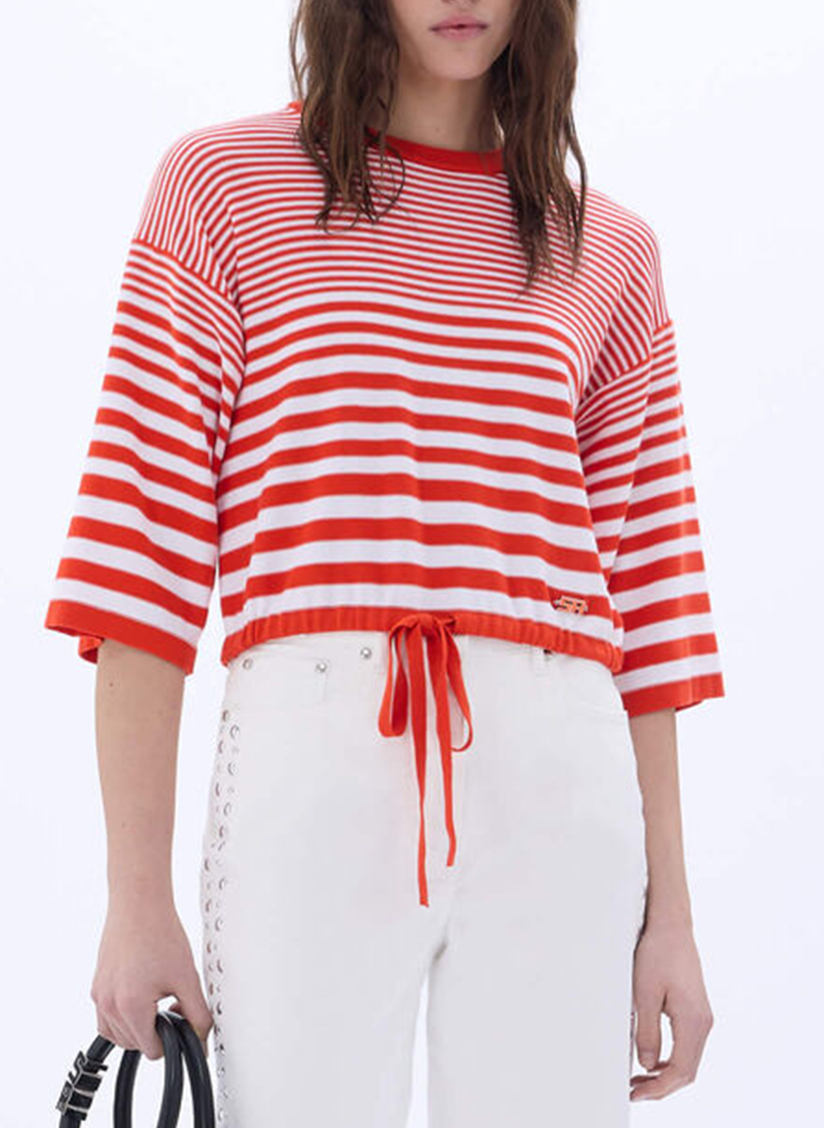 Straight striped cotton sweater SONIA RYKIEL Multicolored