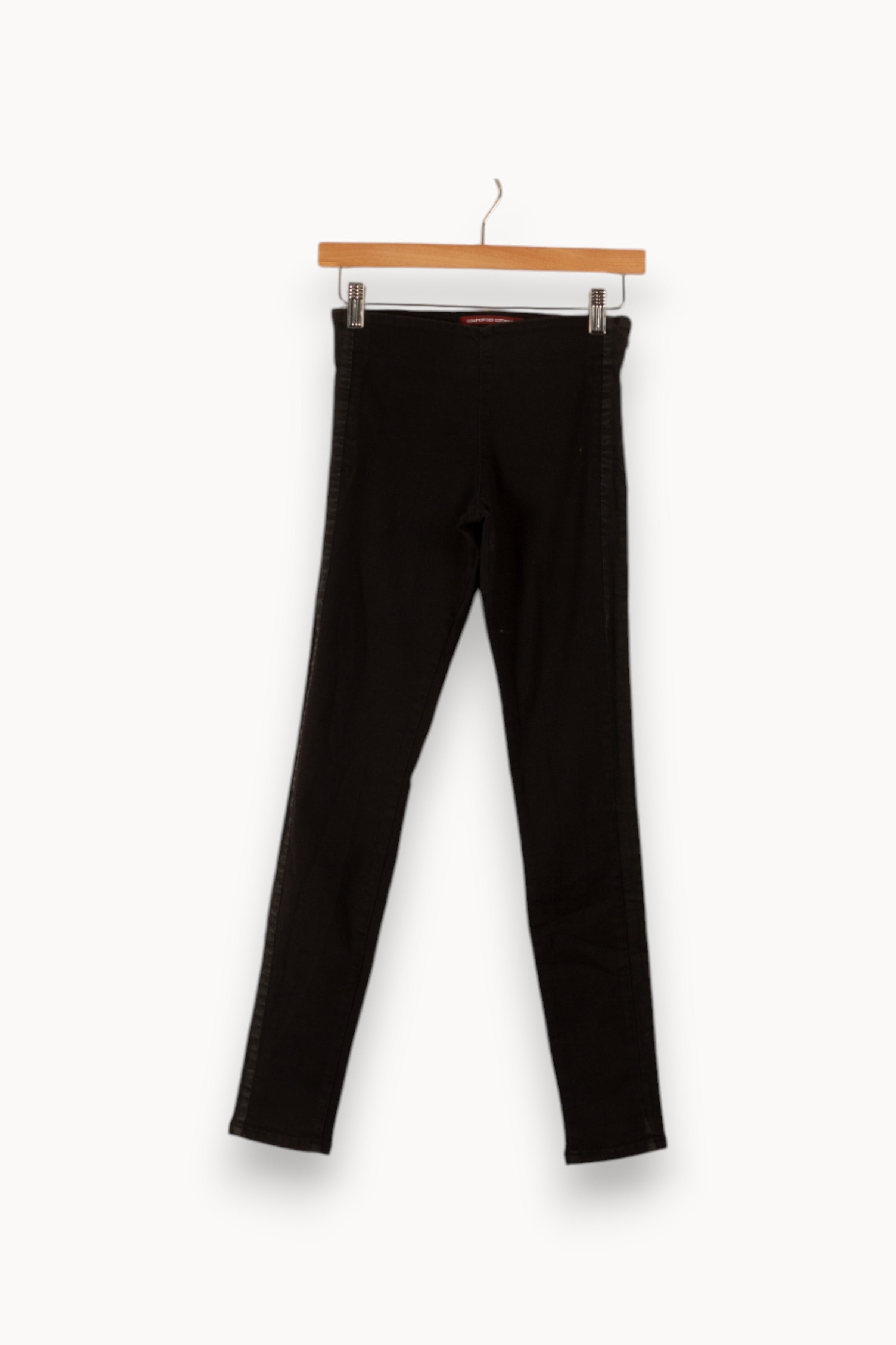 Cropped slim jeans with studs COMPTOIR DES COTONNIERS - Seconde main Black