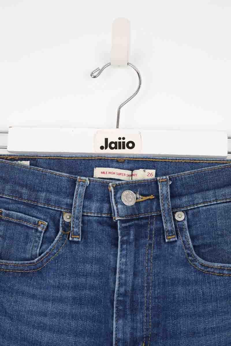 Cotton skinny jeans Blue