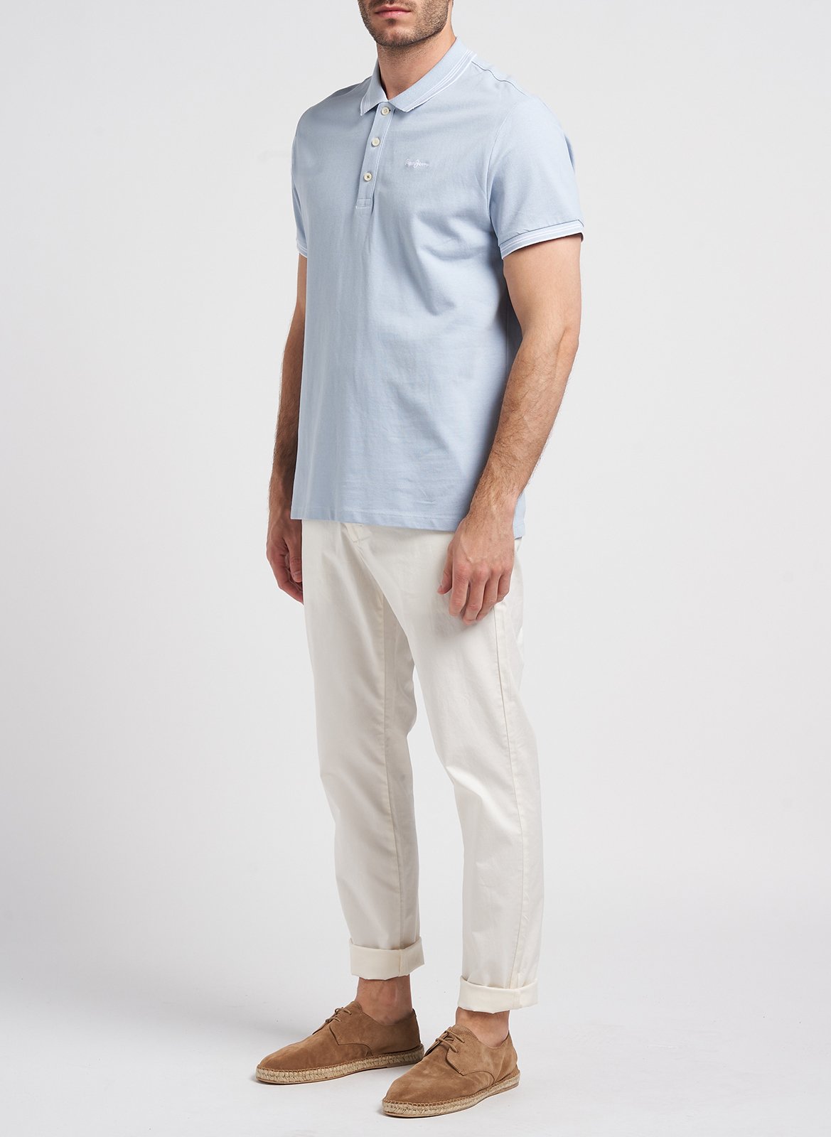 Slim-fit cotton-blend chinos DOCKERS White