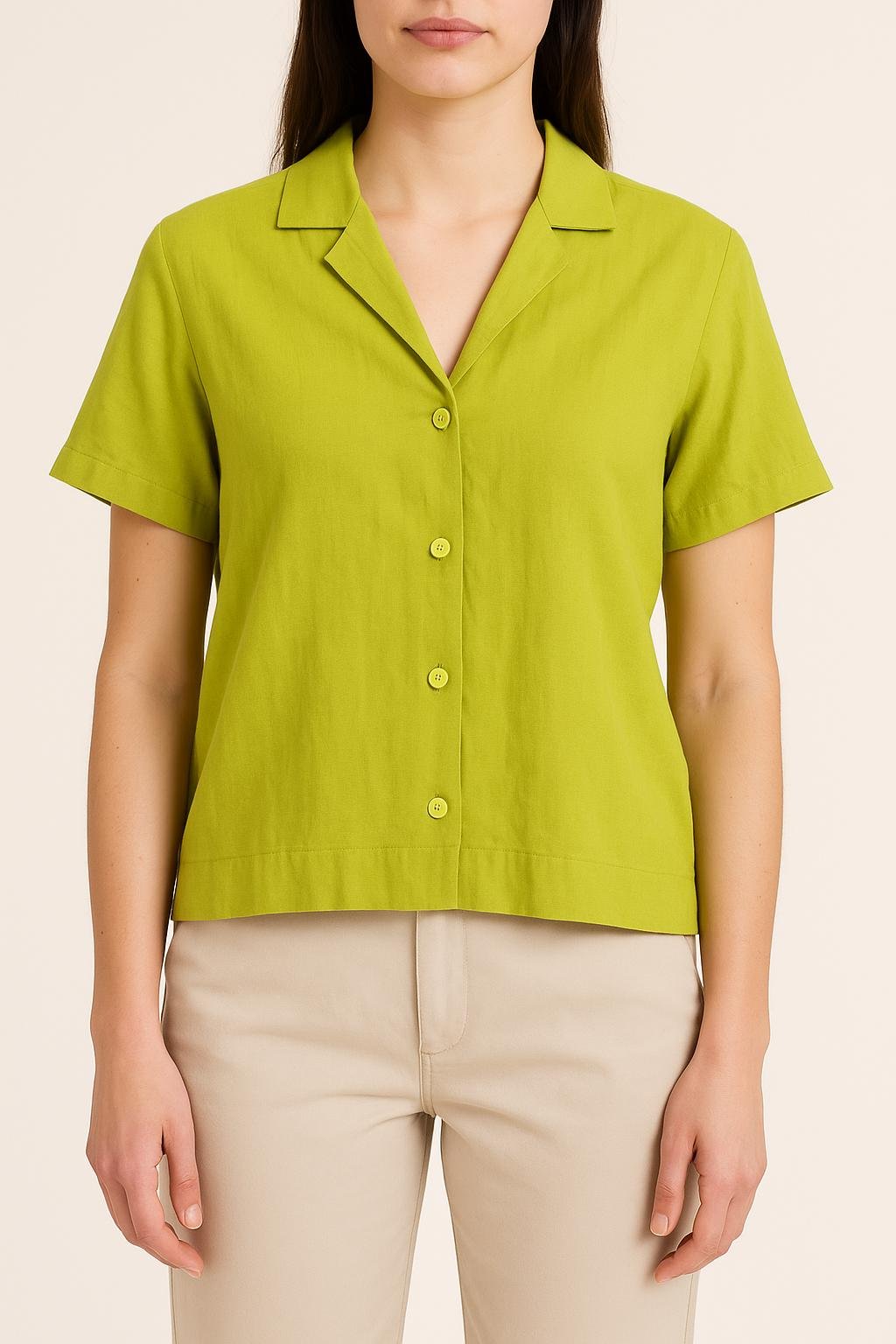 Chemise COMPTOIR DES COTONNIERS - Seconde main Vert