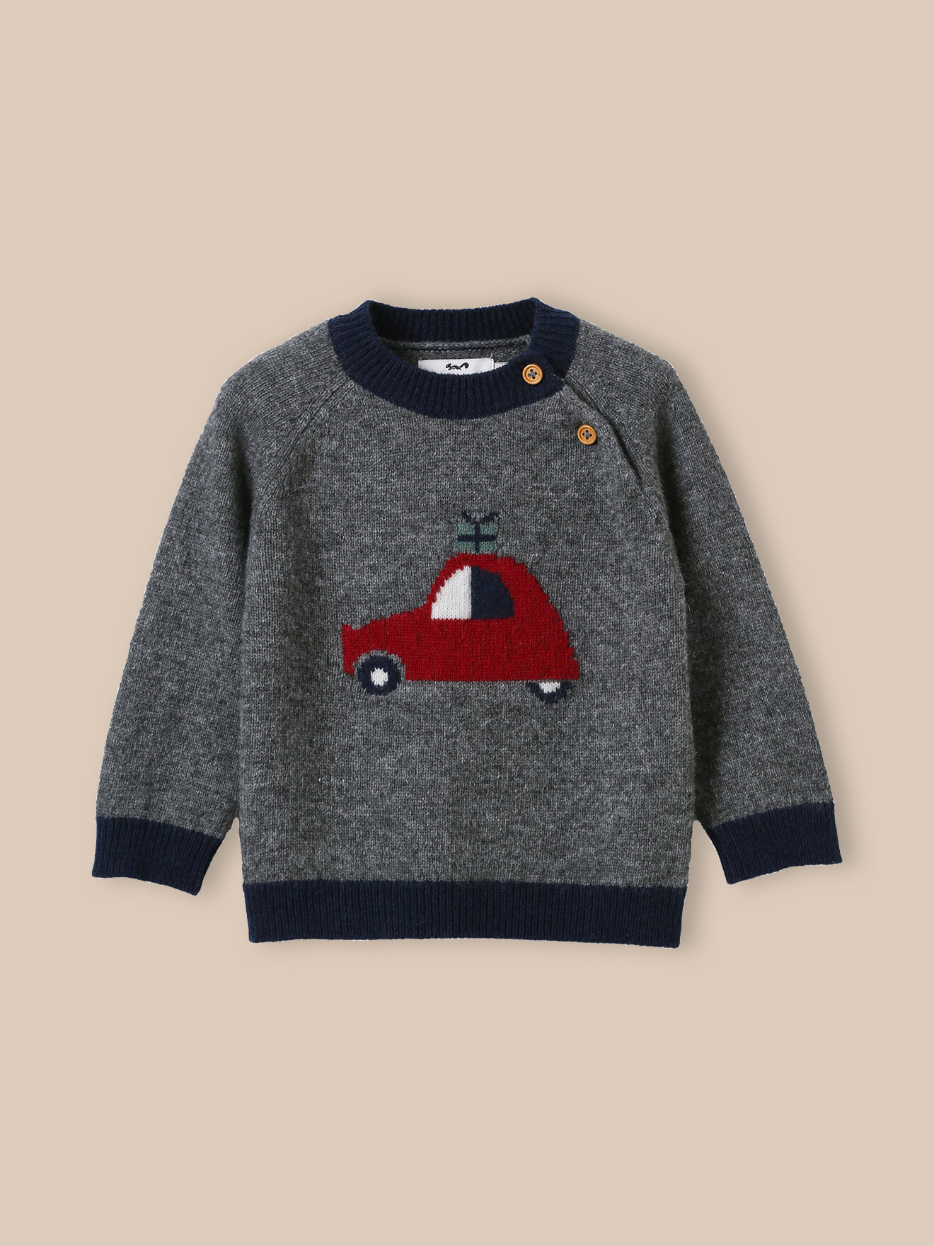 Wool sweater CYRILLUS Grey