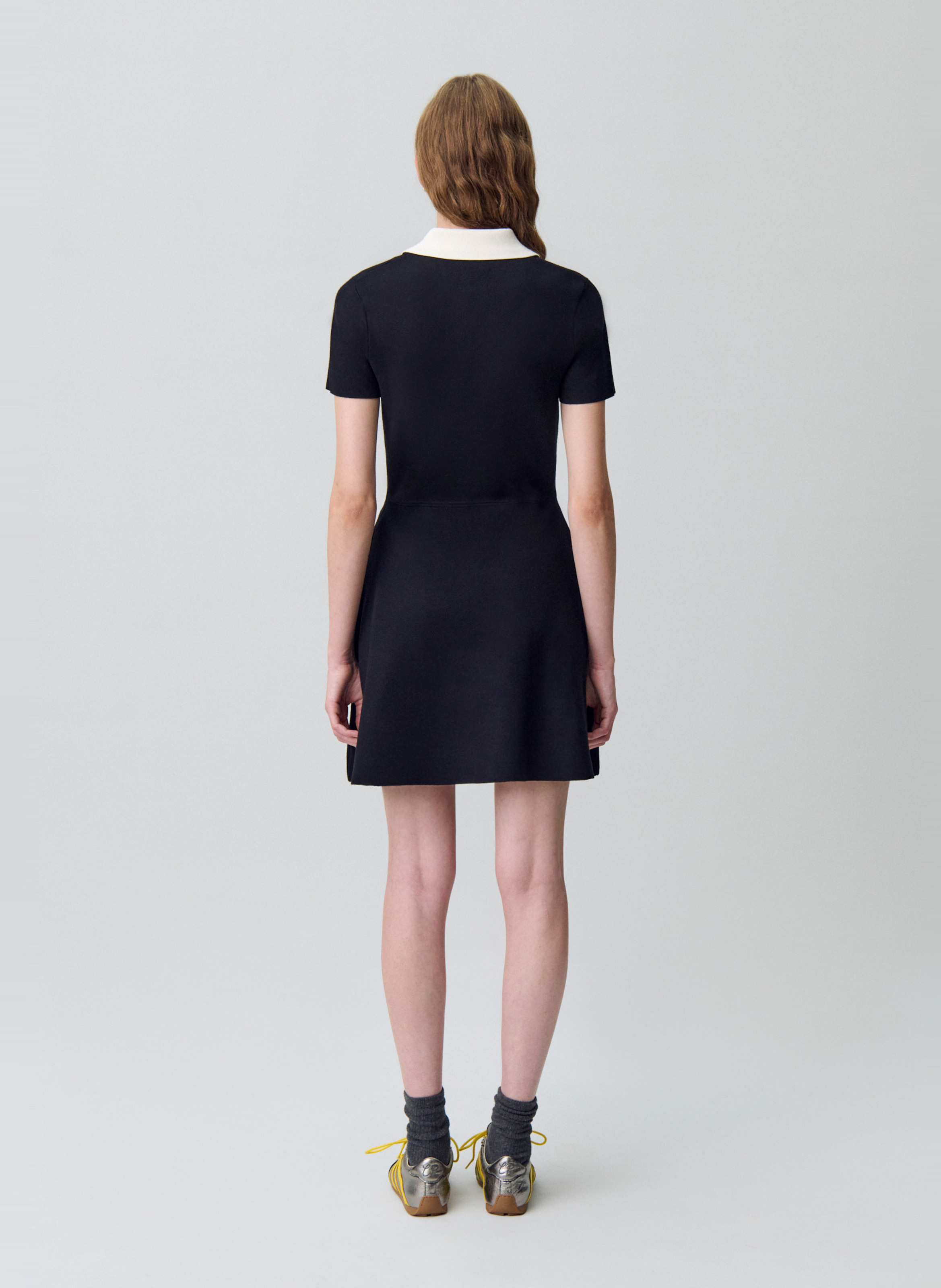 Robe courte en maille CLAUDIE PIERLOT Noir