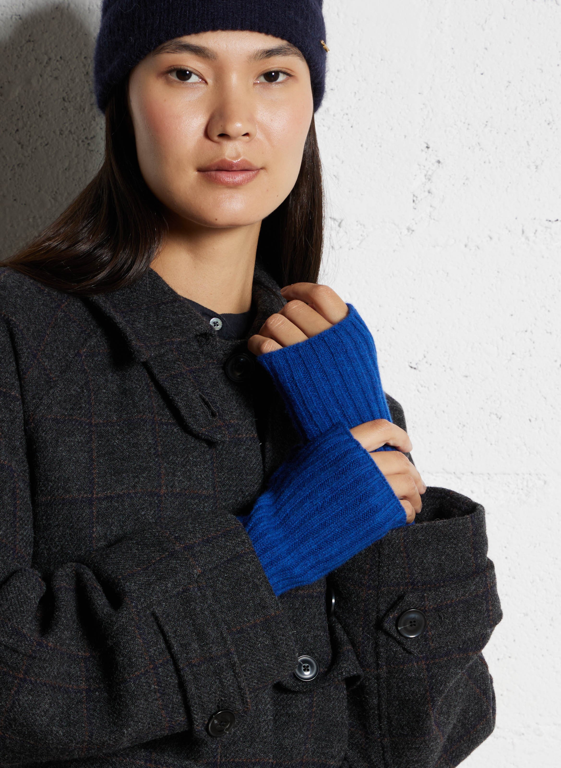 Wool fingerless gloves BELLA JONES