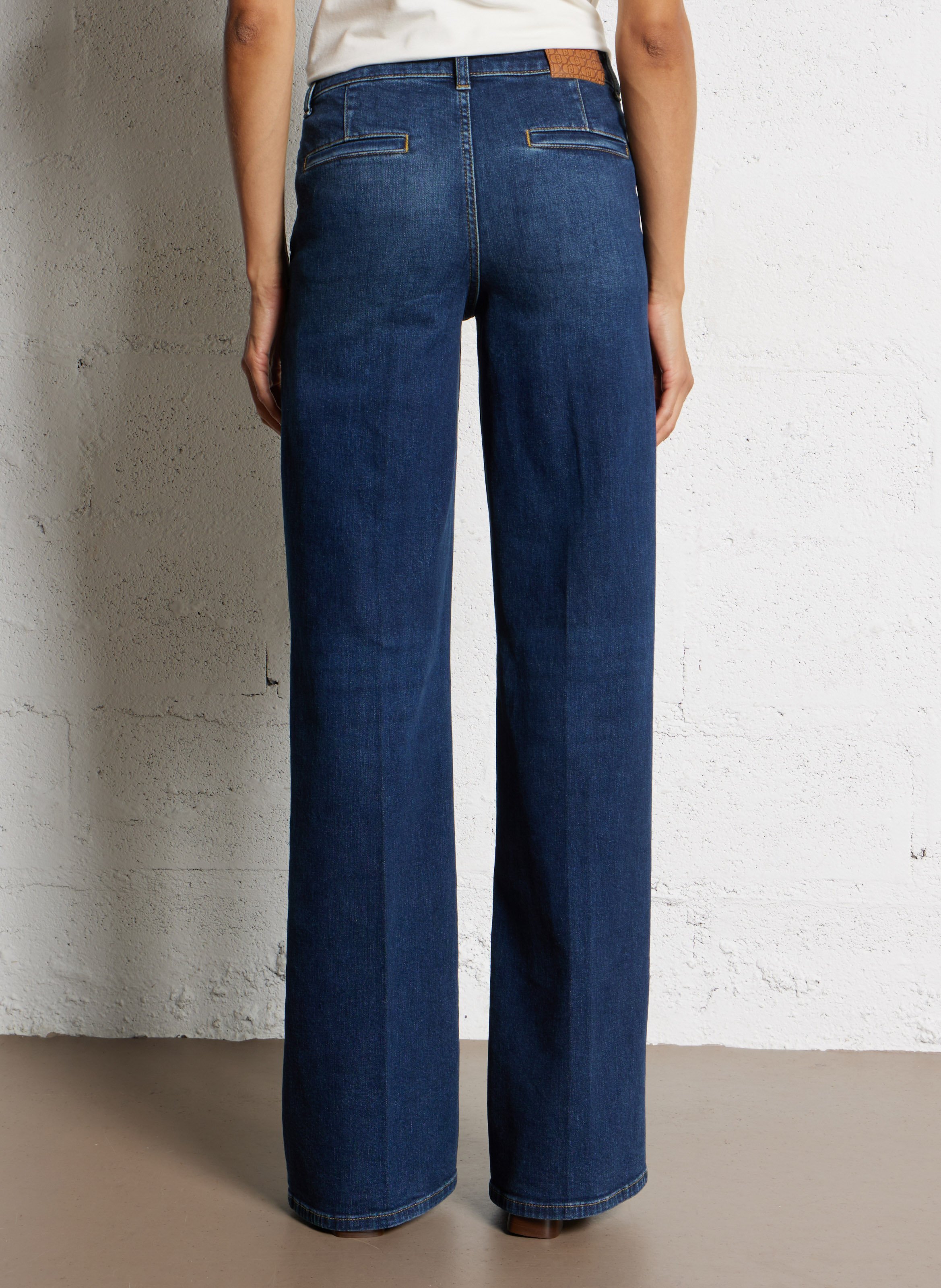 Flared jeans - katoenblend LIU JO Blauw
