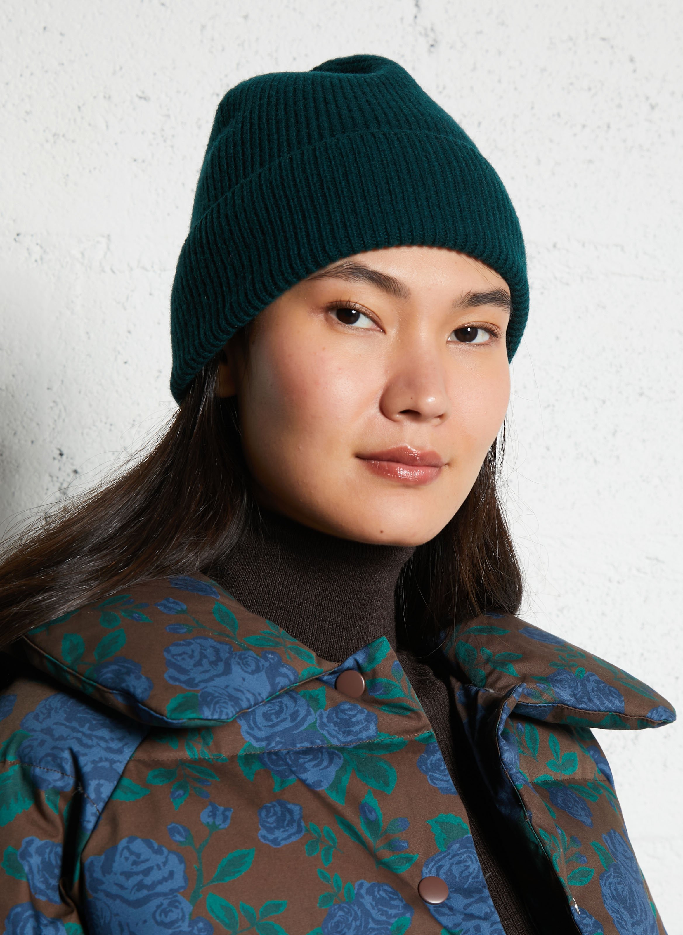 Bonnet en laine et cachemire CEZEMBRE Vert