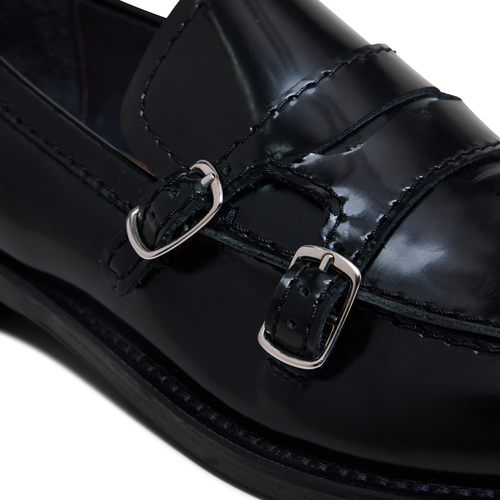 Mocassins en cuir verni JONAK Noir