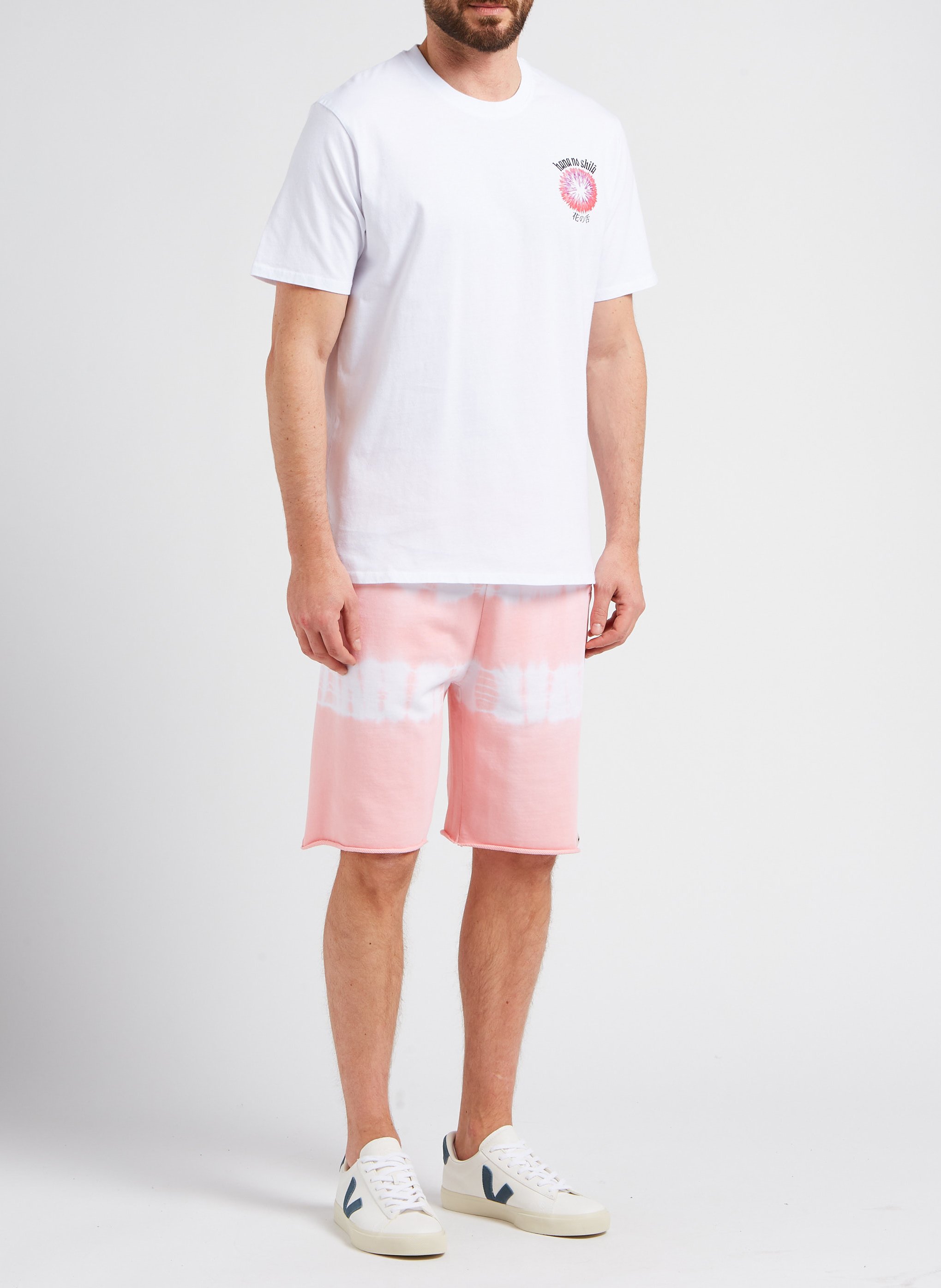 Katoenen short met print SCOTCH AND SODA Roze