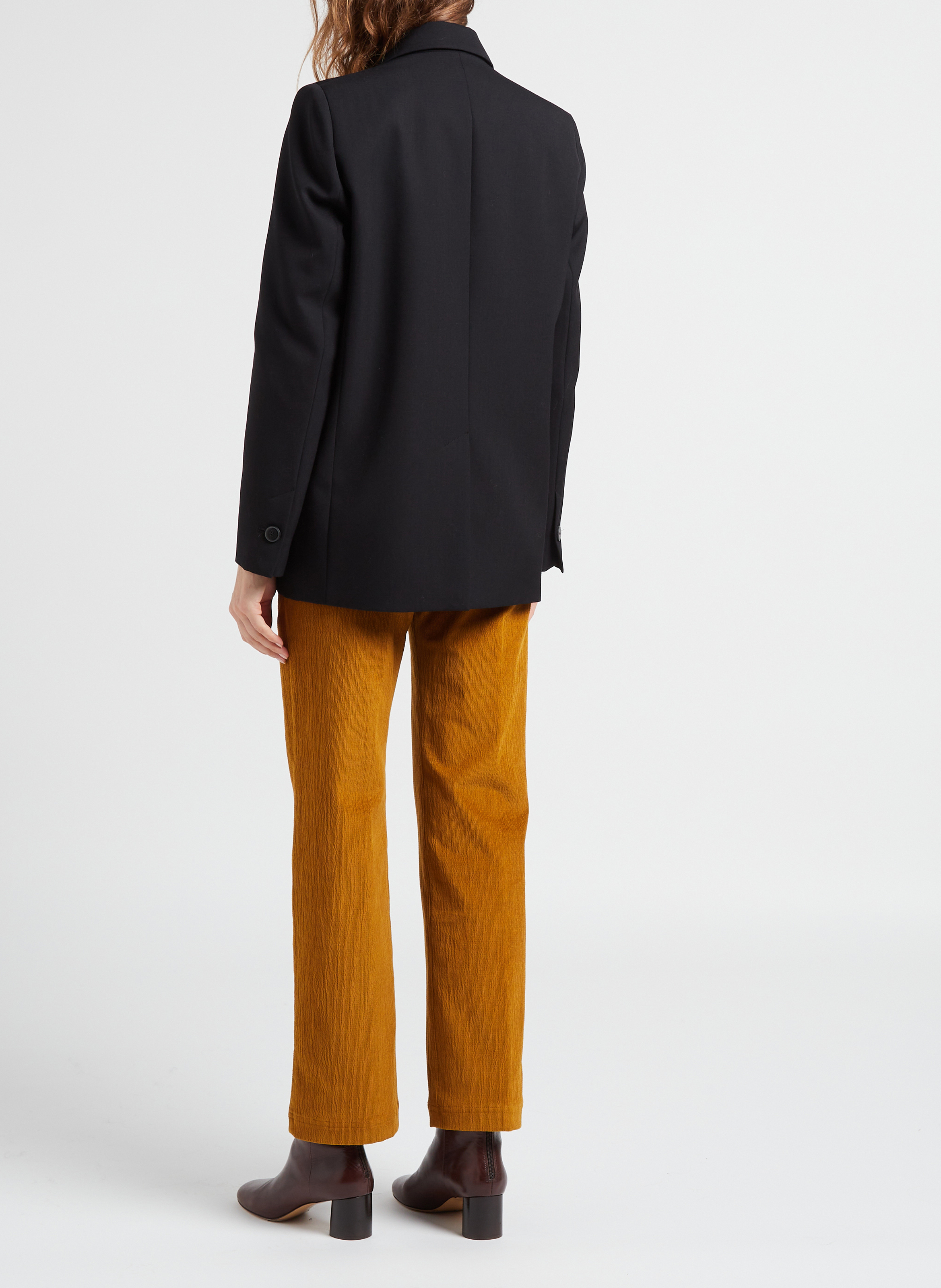 Pinstripe cotton-blend straight pants MOMONI Beige