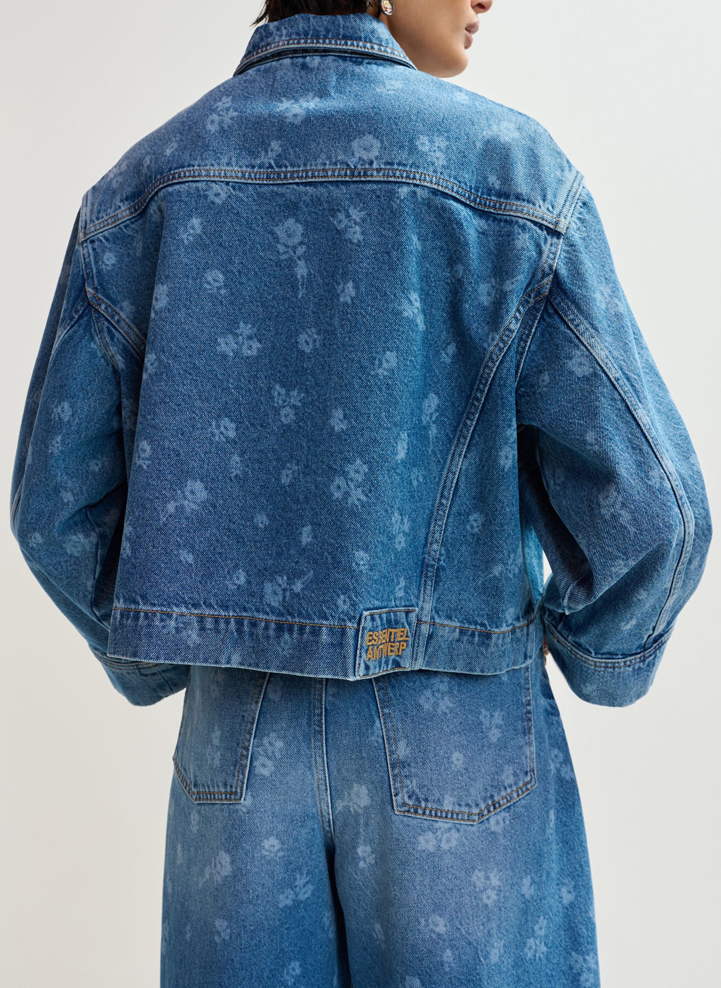 Veste col classique en coton ESSENTIEL ANTWERP Bleu