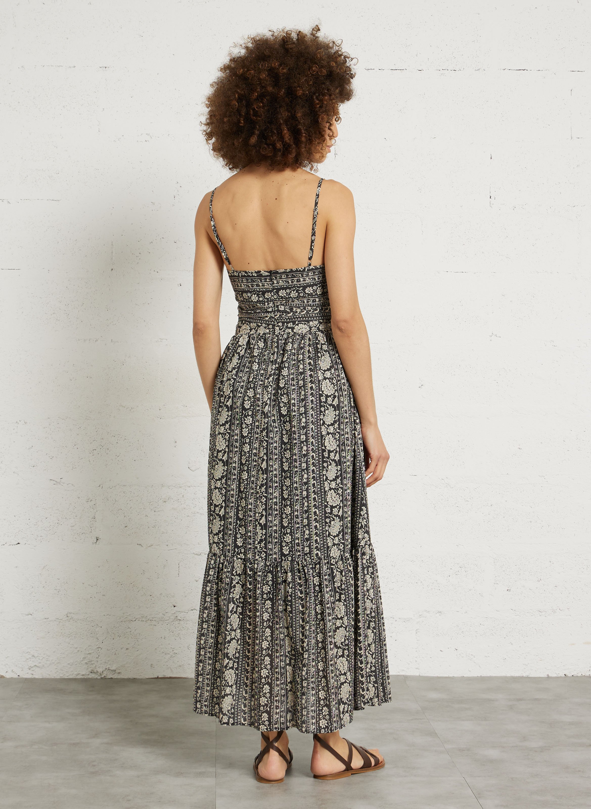 Daurélie printed dress THE KORNER Black